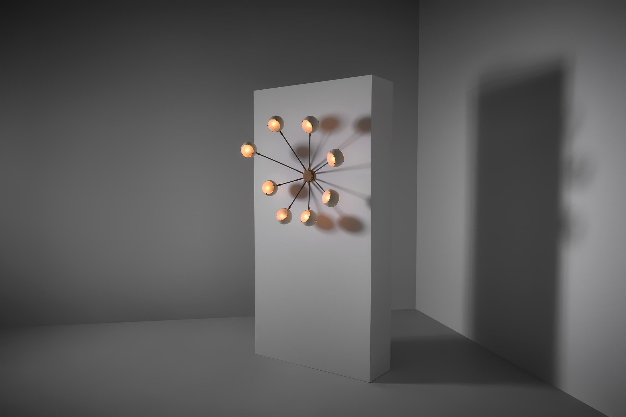 Luminaire Angelo Lelii pour Arredoluce, Italie vers 1953 Bon état - En vente à Rotterdam, ZH