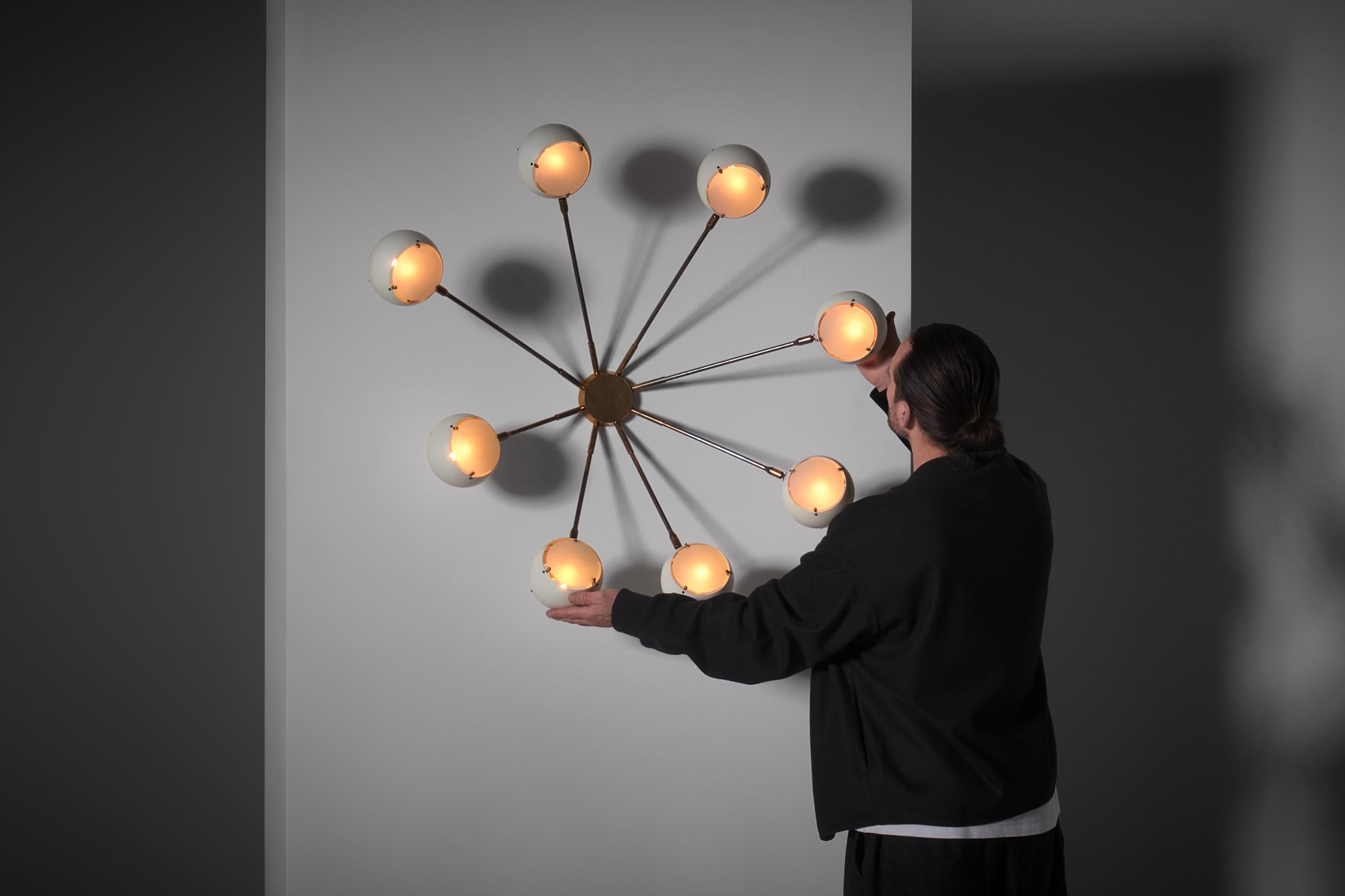 Luminaire Angelo Lelii pour Arredoluce, Italie vers 1953 en vente 1