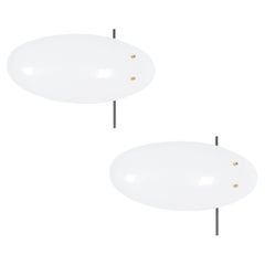 Angelo Lelii Mod. 12643 Arredoluce Sconces '4 Pieces', Italy, 1957