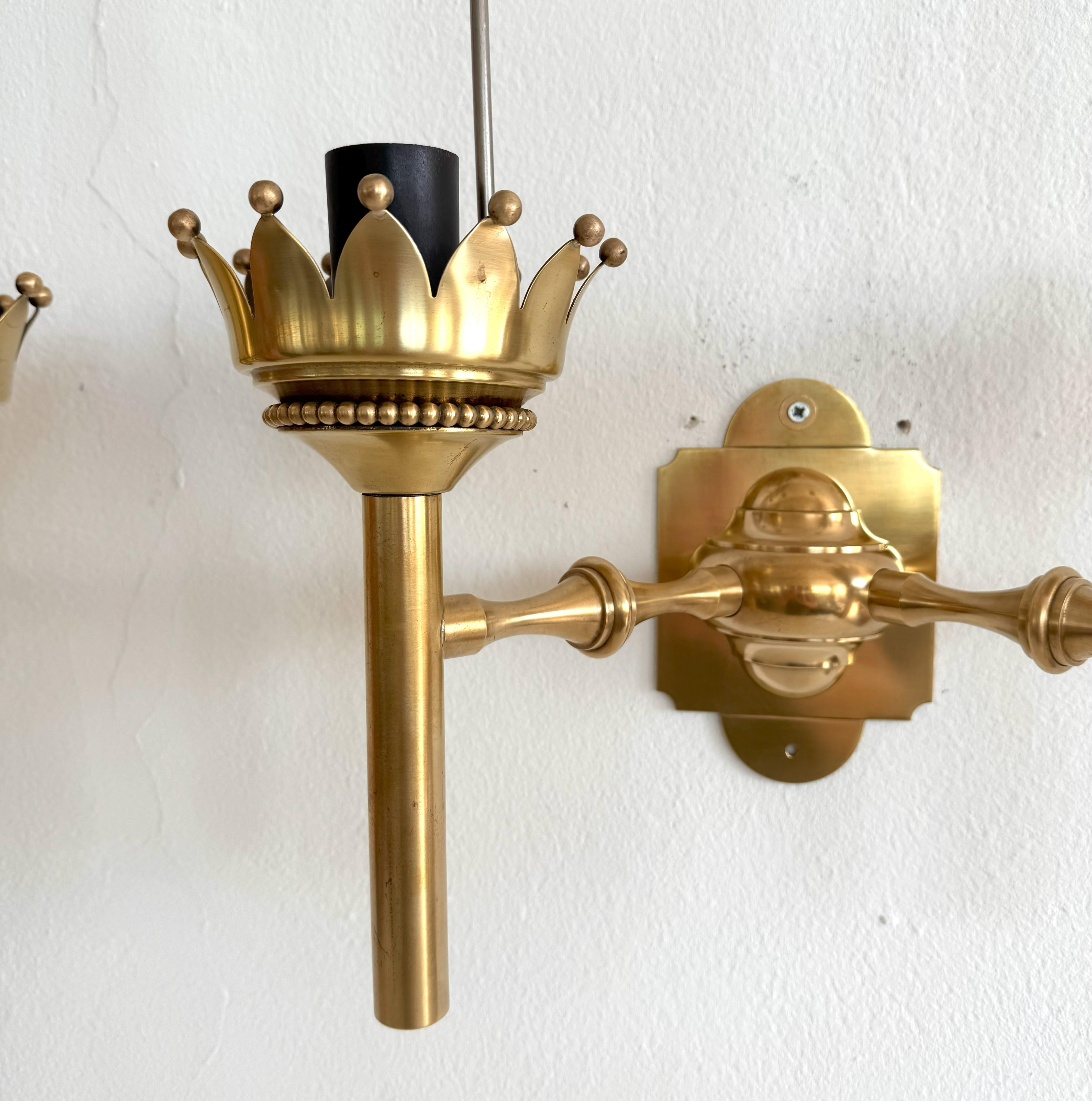Angelo Lelii, Naborre Corno Wall Sconces 