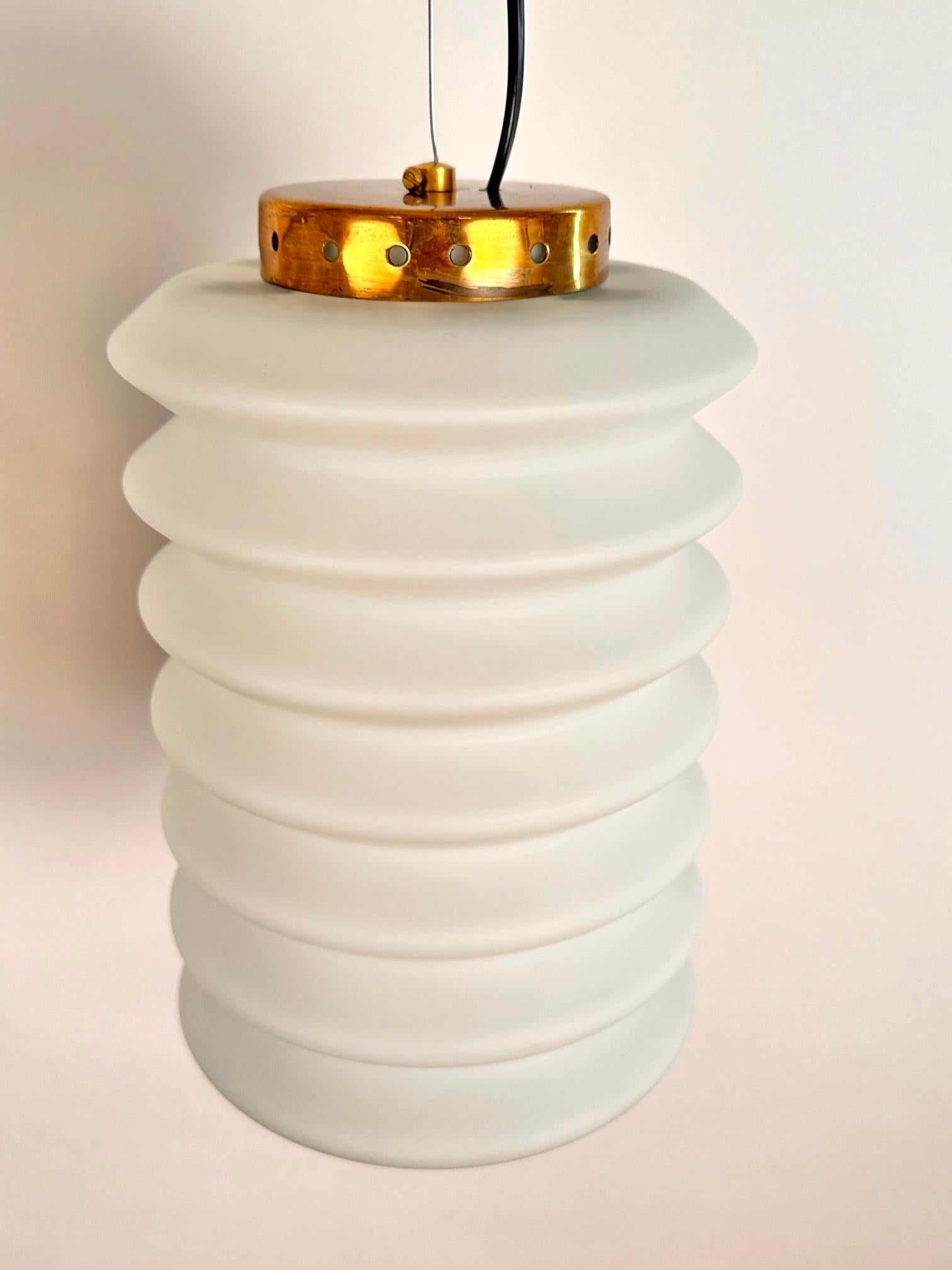 Angelo Lelii Pair of Ceiling Lamps Model 12795 for Arredoluce. !959 For Sale 2