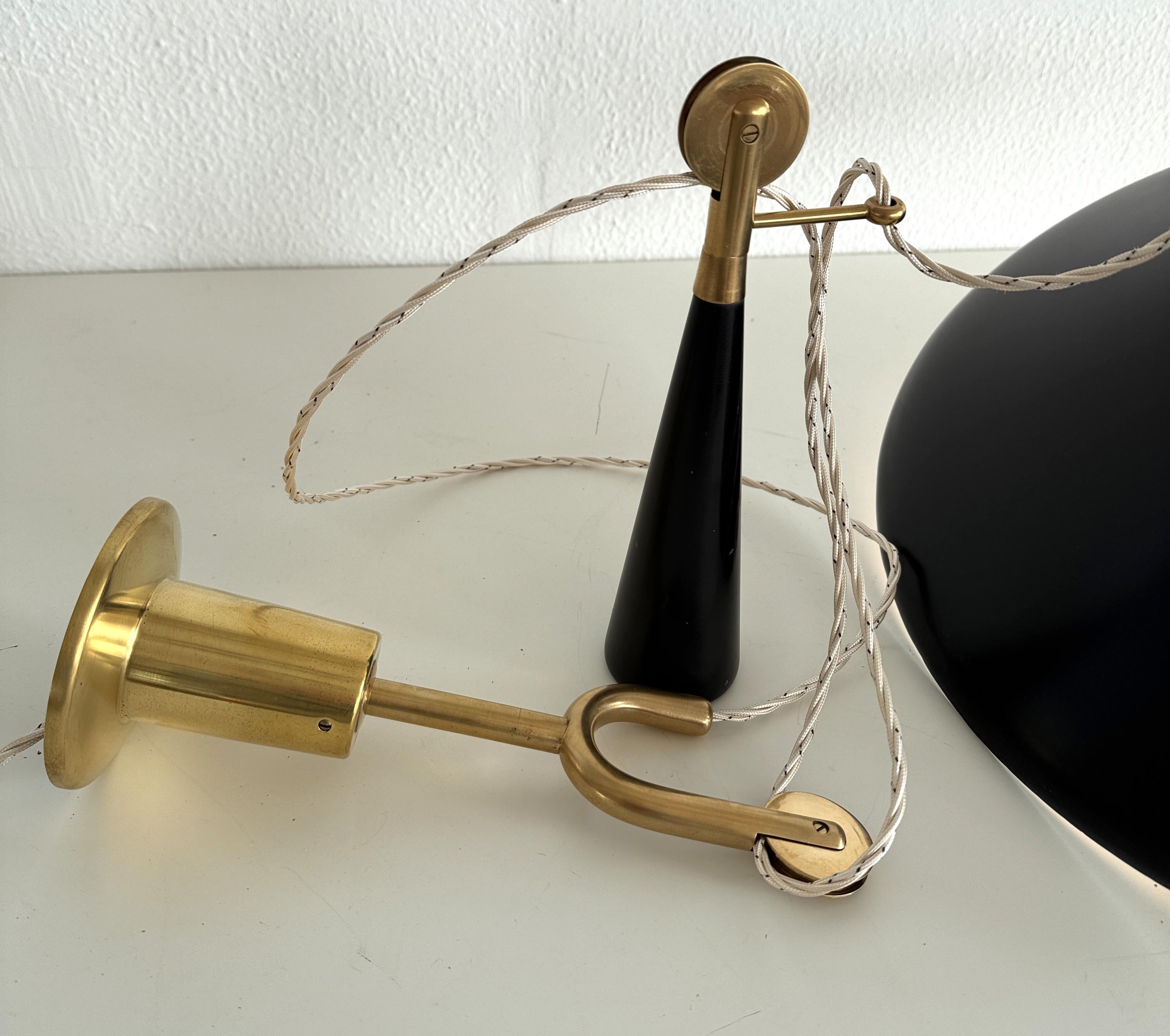 Angelo Lelii Pendant Lamp with Counterweight Model 12126 for Arredoluce For Sale 10