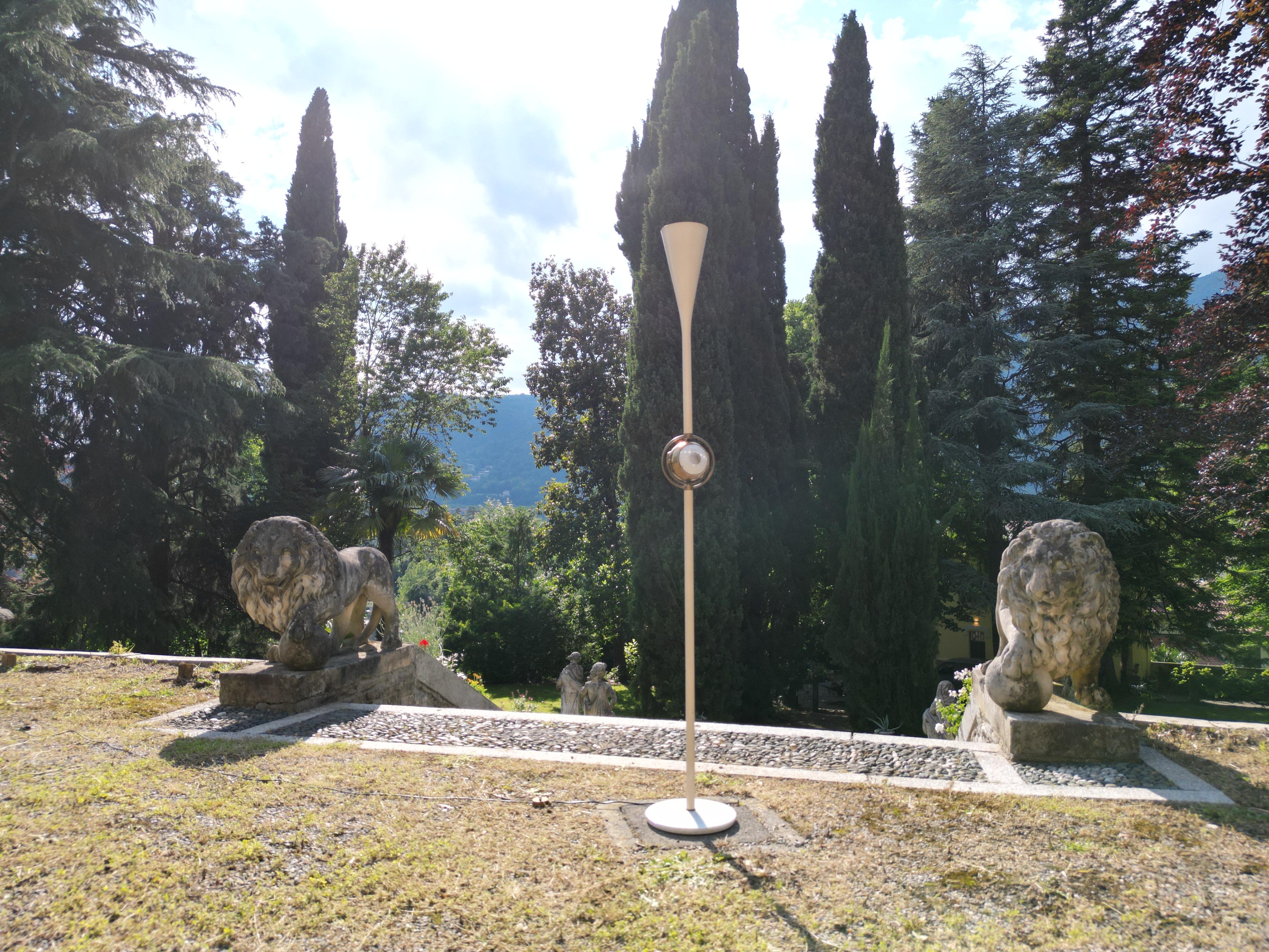 Mid Century Brass & Marble Angelo Lelii 