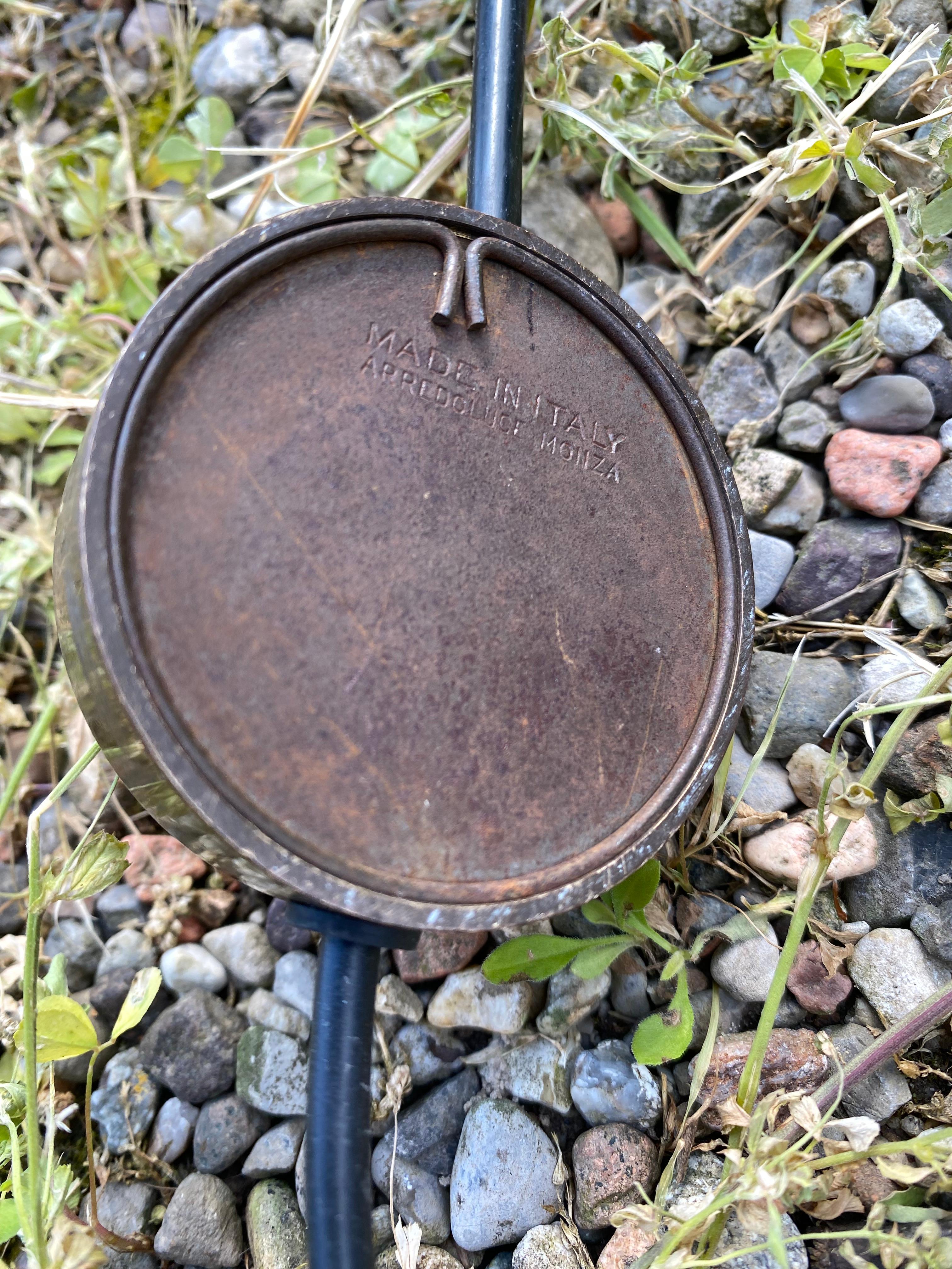 Mid Century Brass & Marble Angelo Lelii 