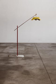 Angelo Lelii, rara lampada da terra per Arredoluce, anni '50
