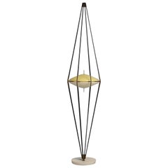 Angelo Lelii Siluro floor lamp model 12628 Arredoluce Italy 1957