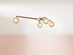 Lampadario certificato "Stella a 4" di Angelo Lelii da Arredoluce, Italia, primi anni '60