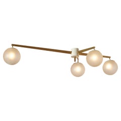 Angelo Lelii certified "Stella a 4" chandelier by Arredoluce, Italy, early 1960s