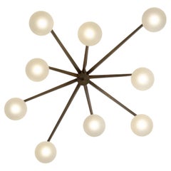 Angelo Lelii Stella A 9 Ceiling Light, circa 1960