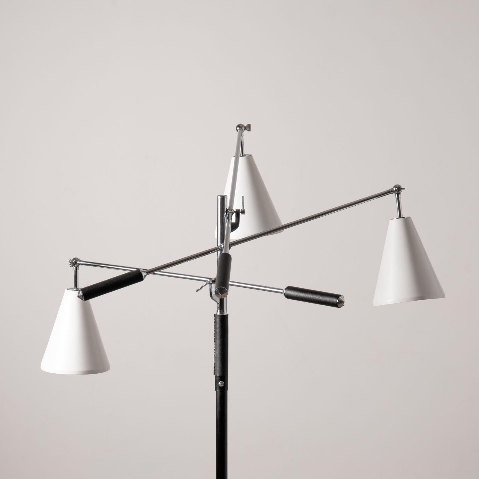 Angelo Lelii Triennale Floor Lamp for Arredoluce 1960s 5