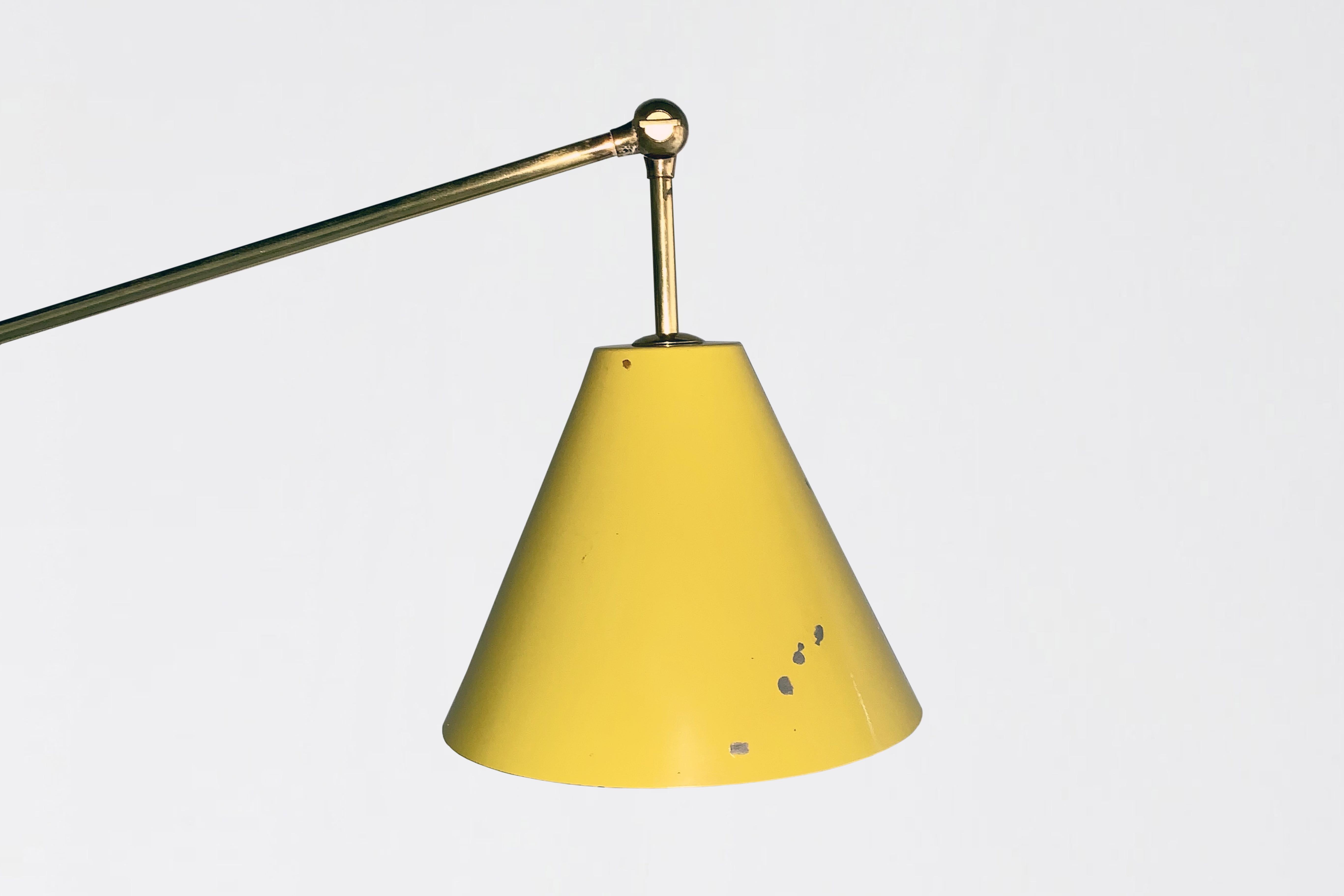 Italian Angelo Lelii, Triennale Floor Lamp For Sale
