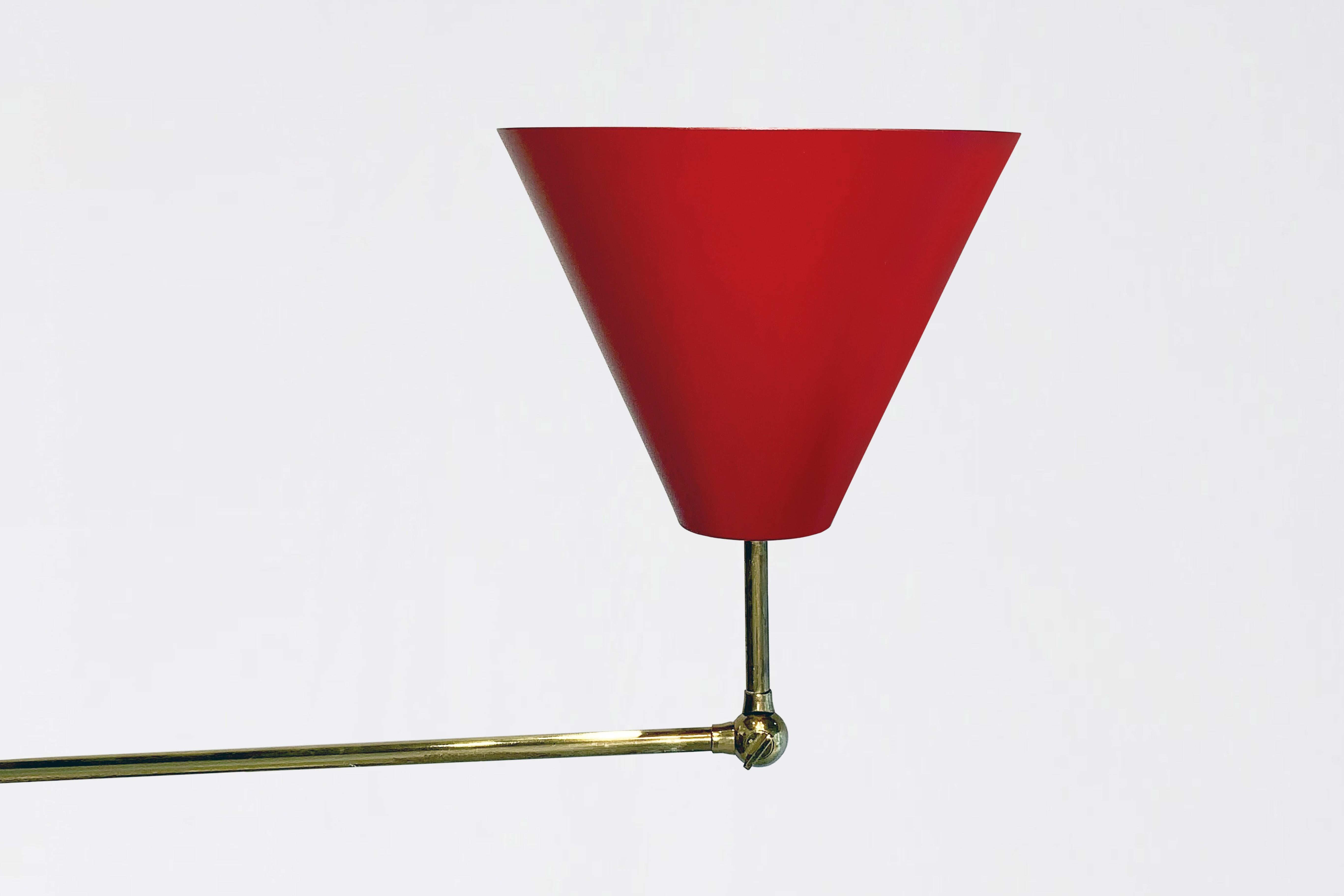 Mid-20th Century Angelo Lelii, Triennale Floor Lamp For Sale