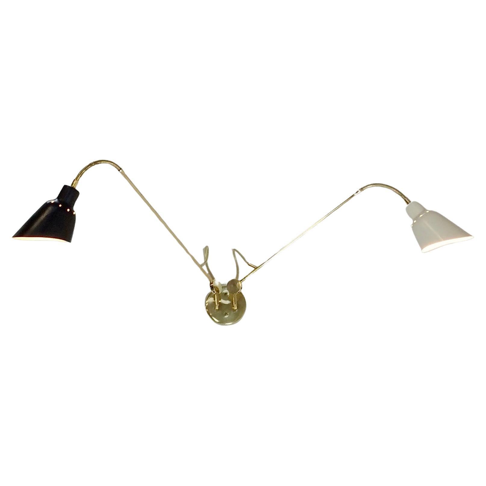 Angelo Lelii, lampada da parete per Arredoluce, 1952 circa, Italia