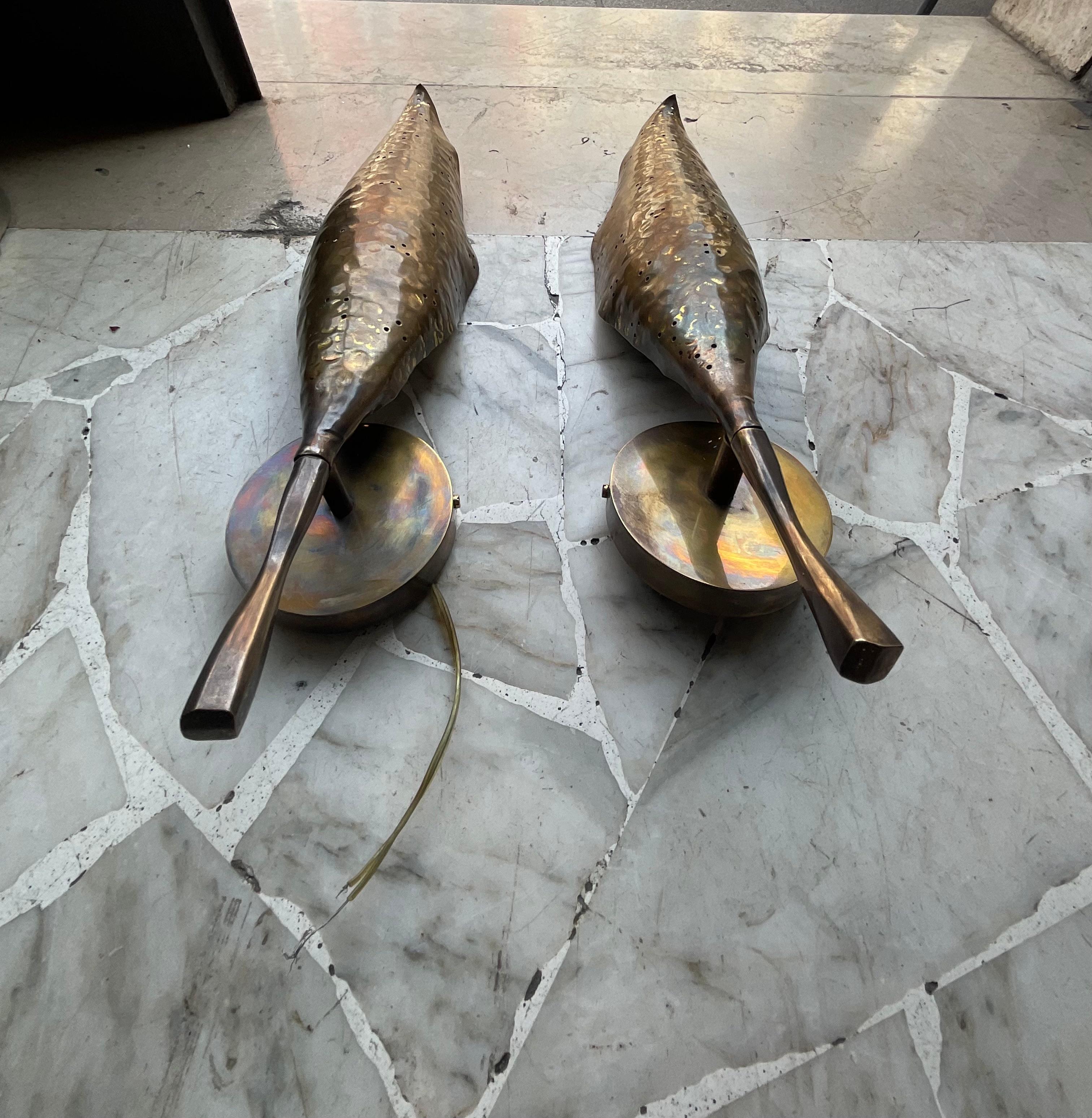 Other Attr ANGELO LELLI - ARREDOLUCE - Coppia di appliques - ITALIA 1950 For Sale