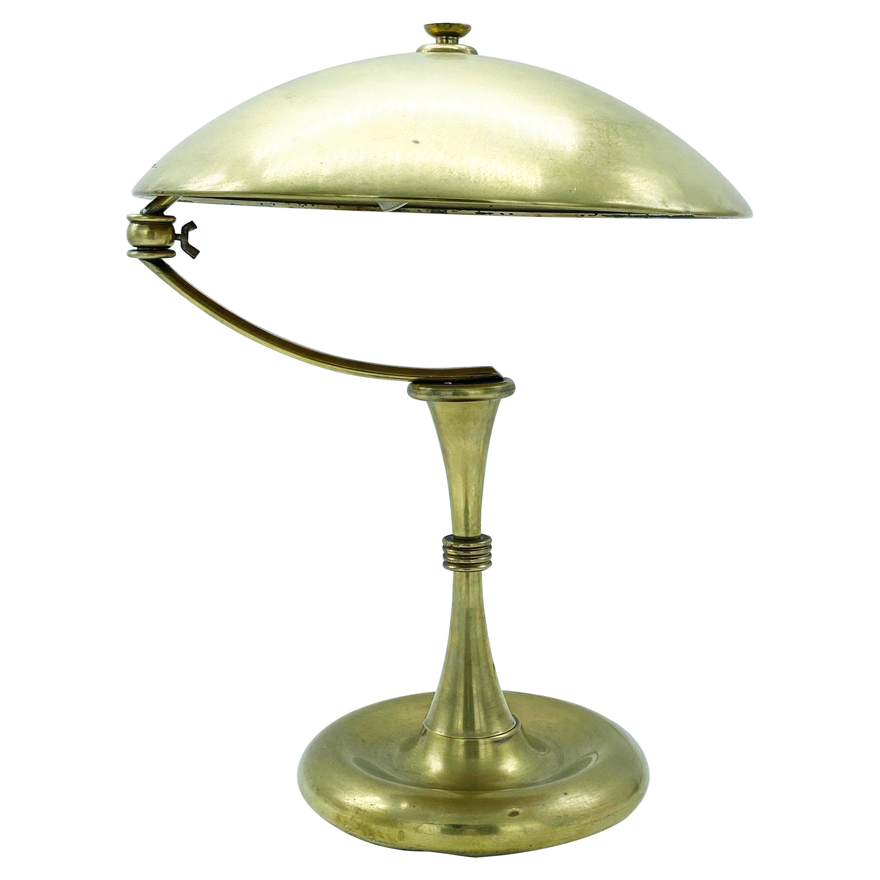Gustave Miklos Attributed "Bolide" Desk Lamp at 1stDibs