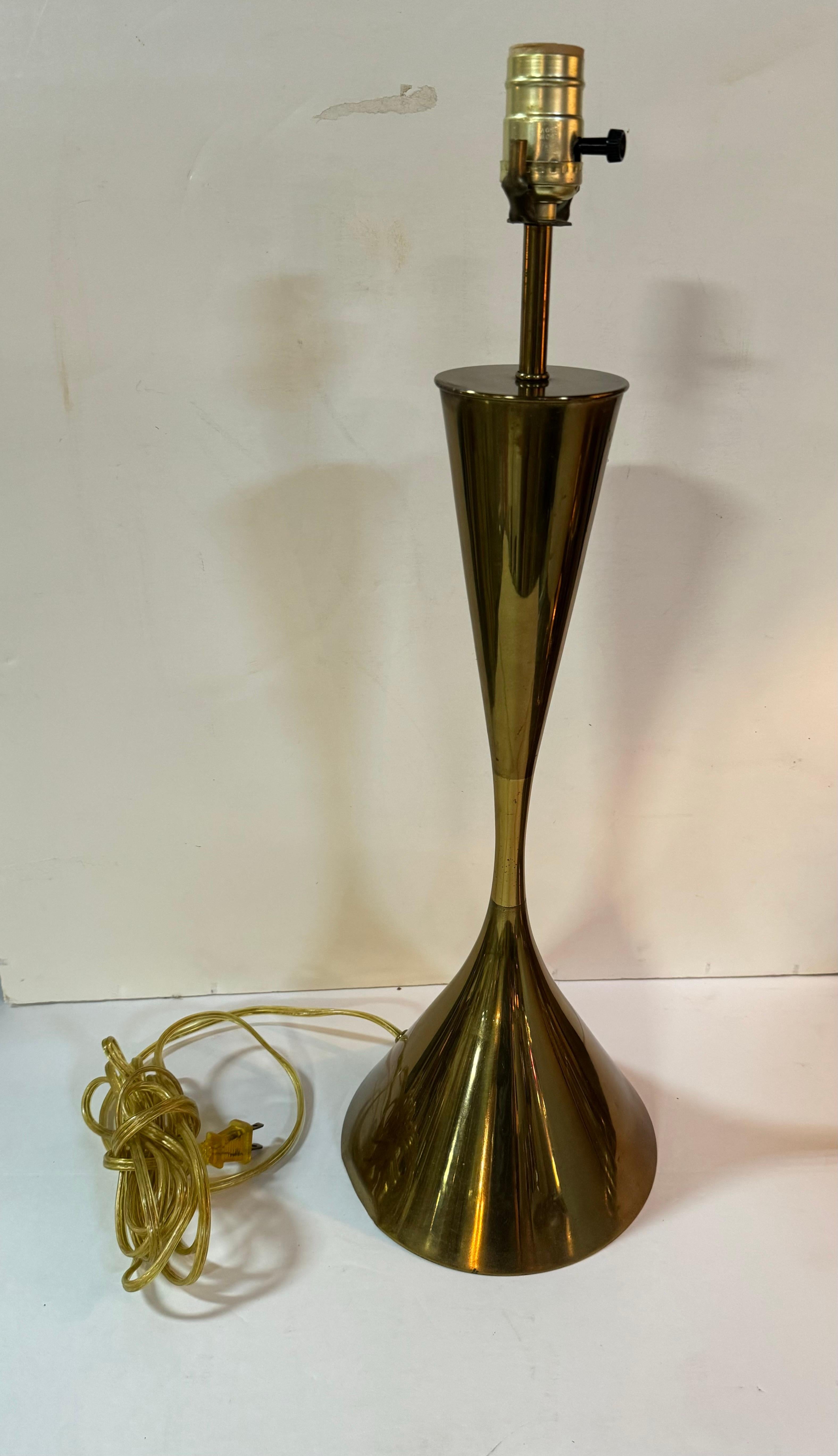 Mid-Century Modern Angelo Lelli Brass Table Lamp by Arredoluce Monza For Sale