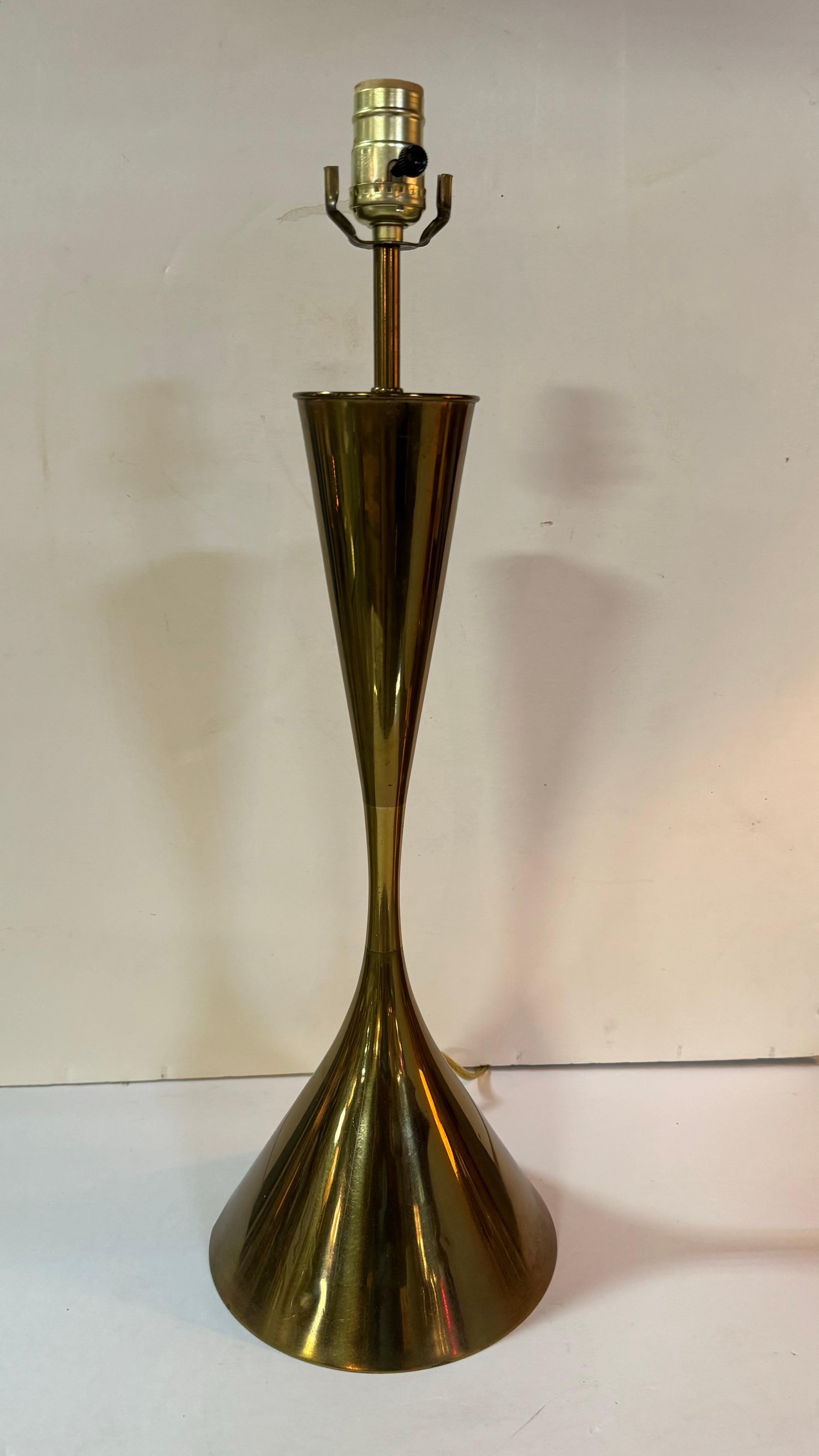 Italian Angelo Lelli Brass Table Lamp by Arredoluce Monza For Sale