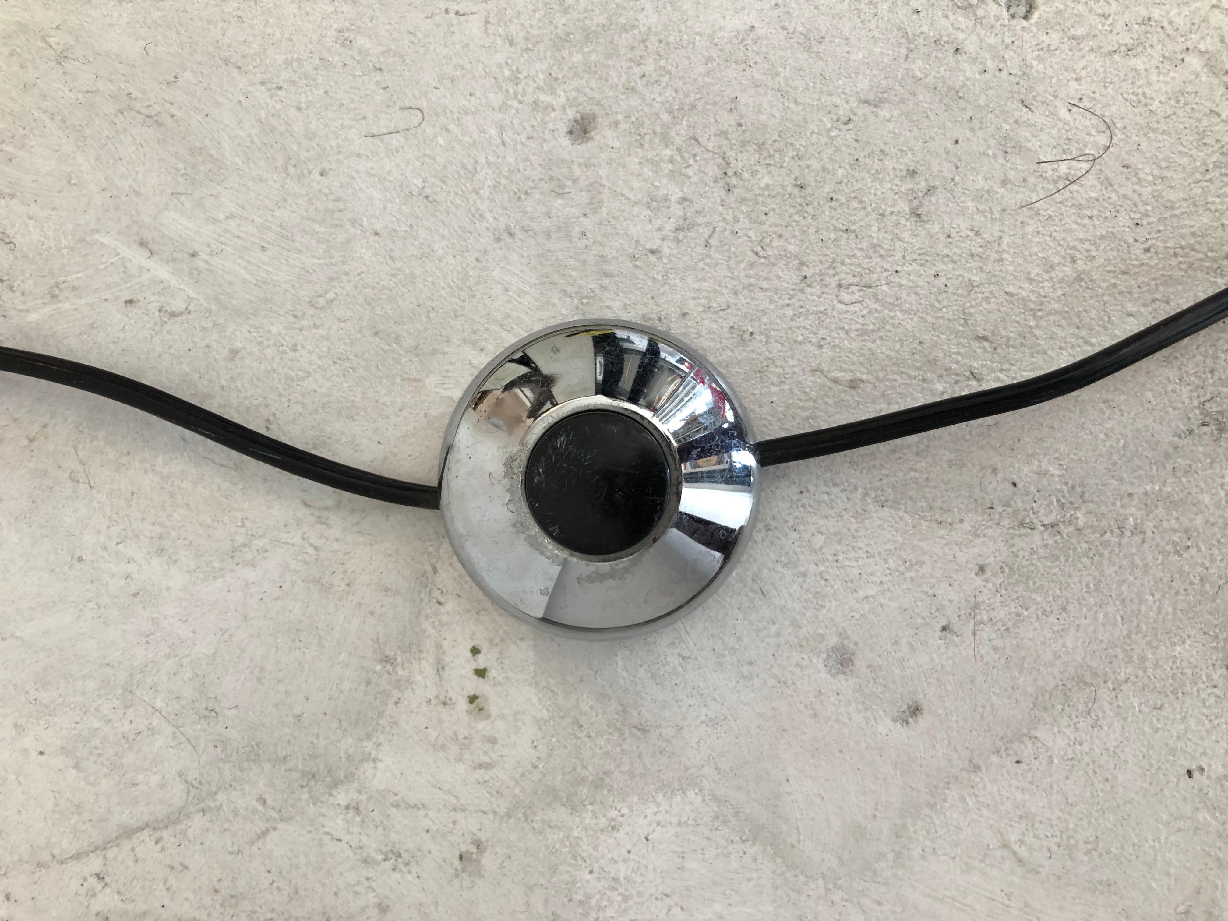 Chrome Easel Lamp in the style of Angelo Lelii for Arredoluce, circa 1950's
