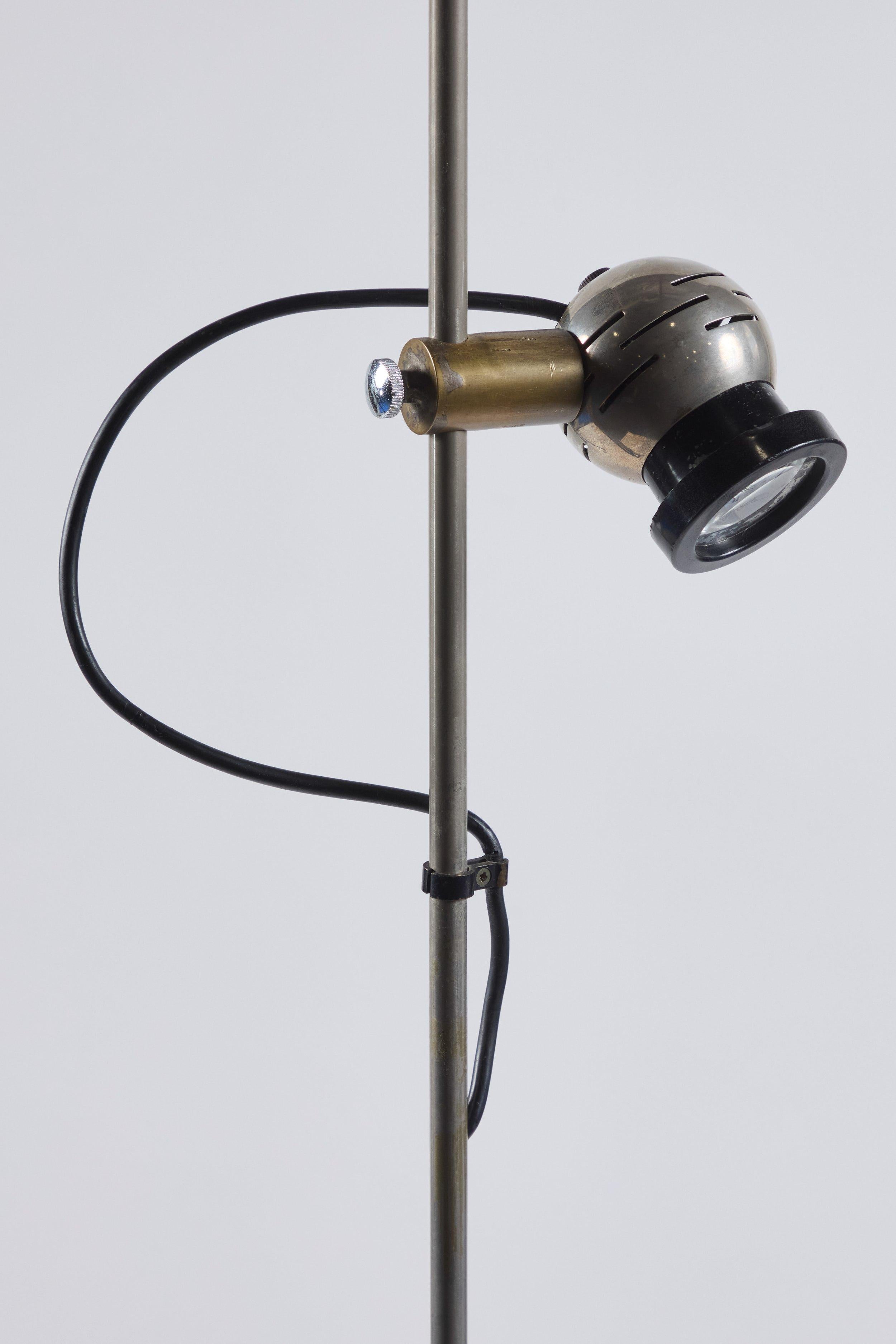 Angelo Lelli Floor Lamp for Arredoluce In Excellent Condition For Sale In Studio City, CA