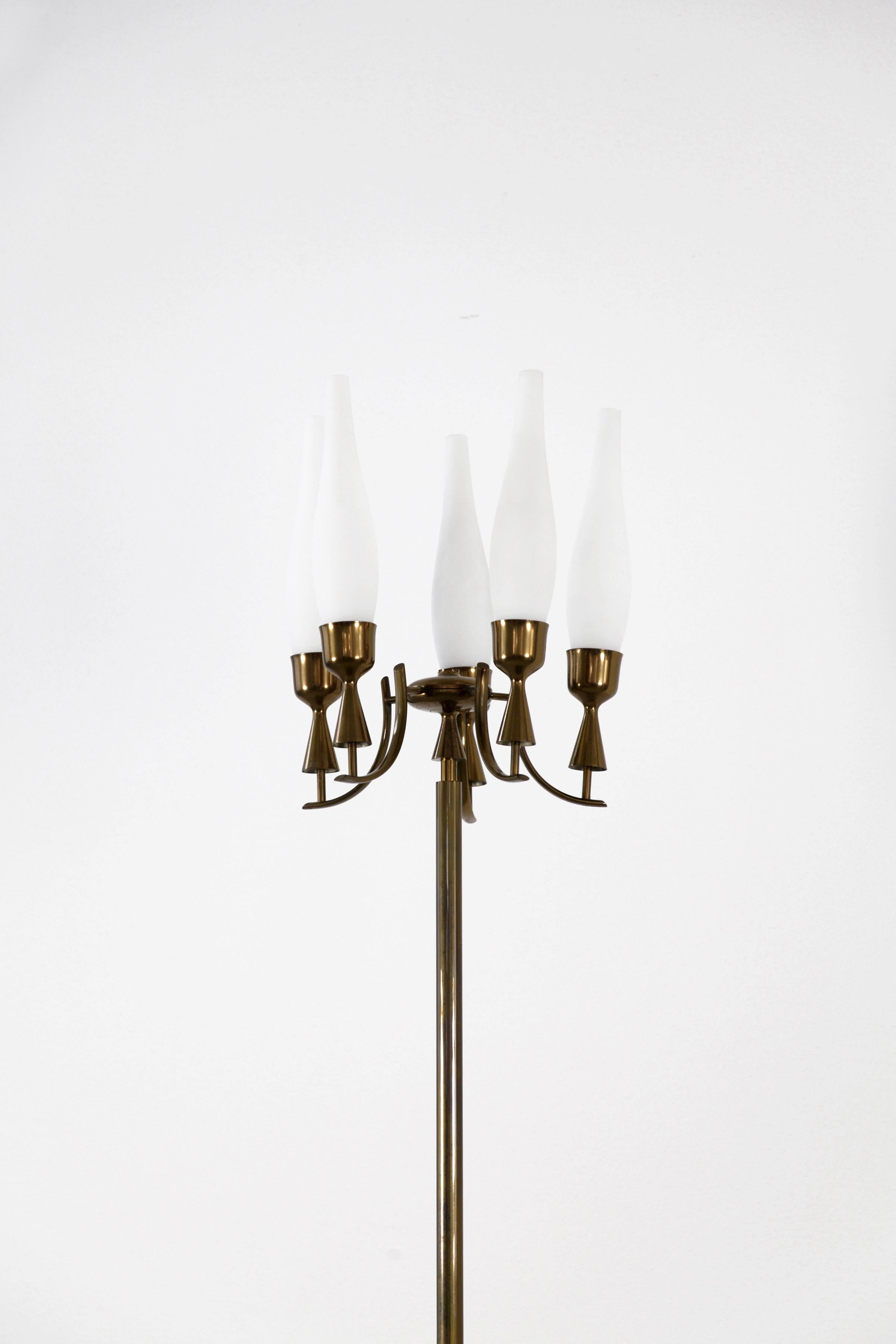 Mid-20th Century Angelo Lelli Floor Lamp - Model 12635,  by Arredoluce, Italy, 1950s.  For Sale