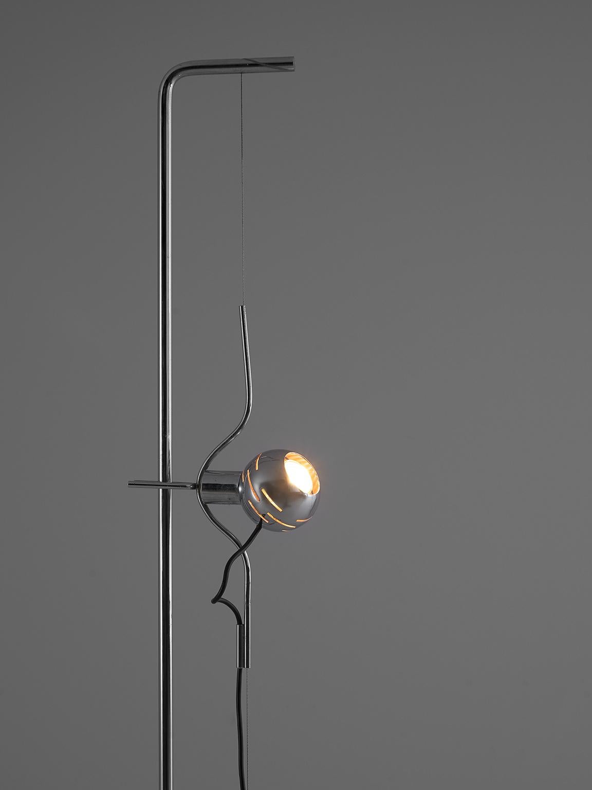 Mid-Century Modern Angelo Lelli for Arredoluce Filosfera Floor Lamp, 1970s