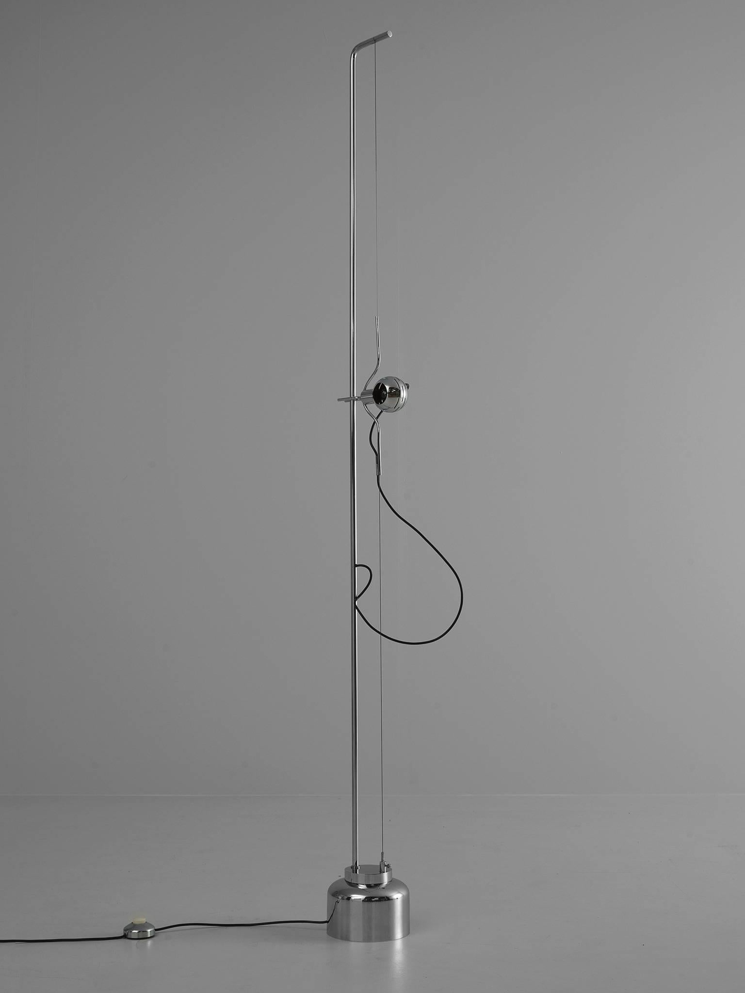 Mid-Century Modern Angelo Lelli for Arredoluce Filosfera Floor Lamp, 1970s