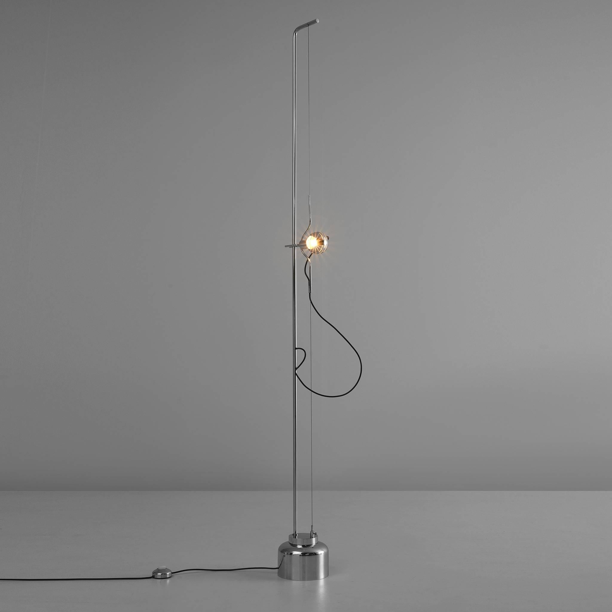 Late 20th Century Angelo Lelli for Arredoluce Filosfera Floor Lamp, 1970s