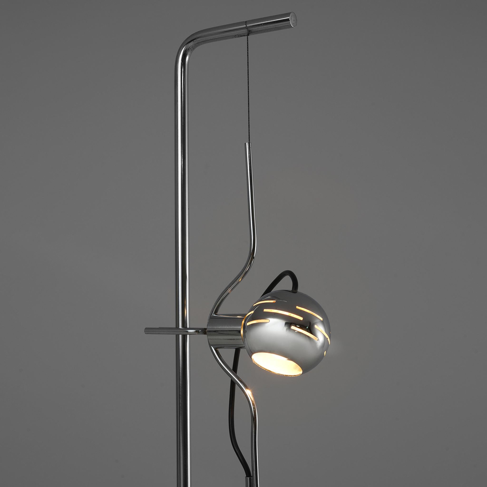 Italian Angelo Lelli for Arredoluce 'Filosfera' Floor Lamp