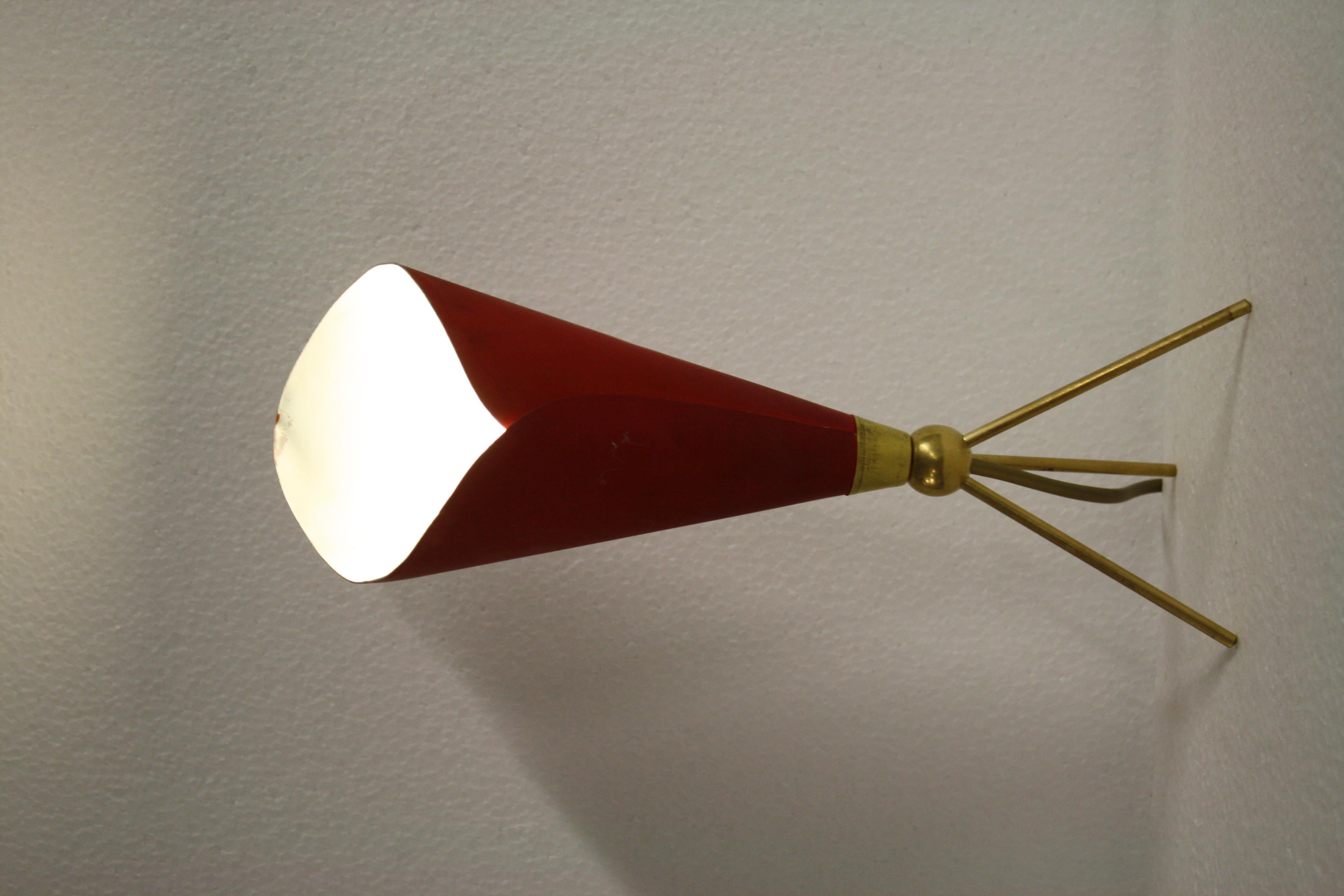 Mid-Century Modern Angelo Lelli for Arredoluce Monza 'Calla' Table Lamp, 1950s