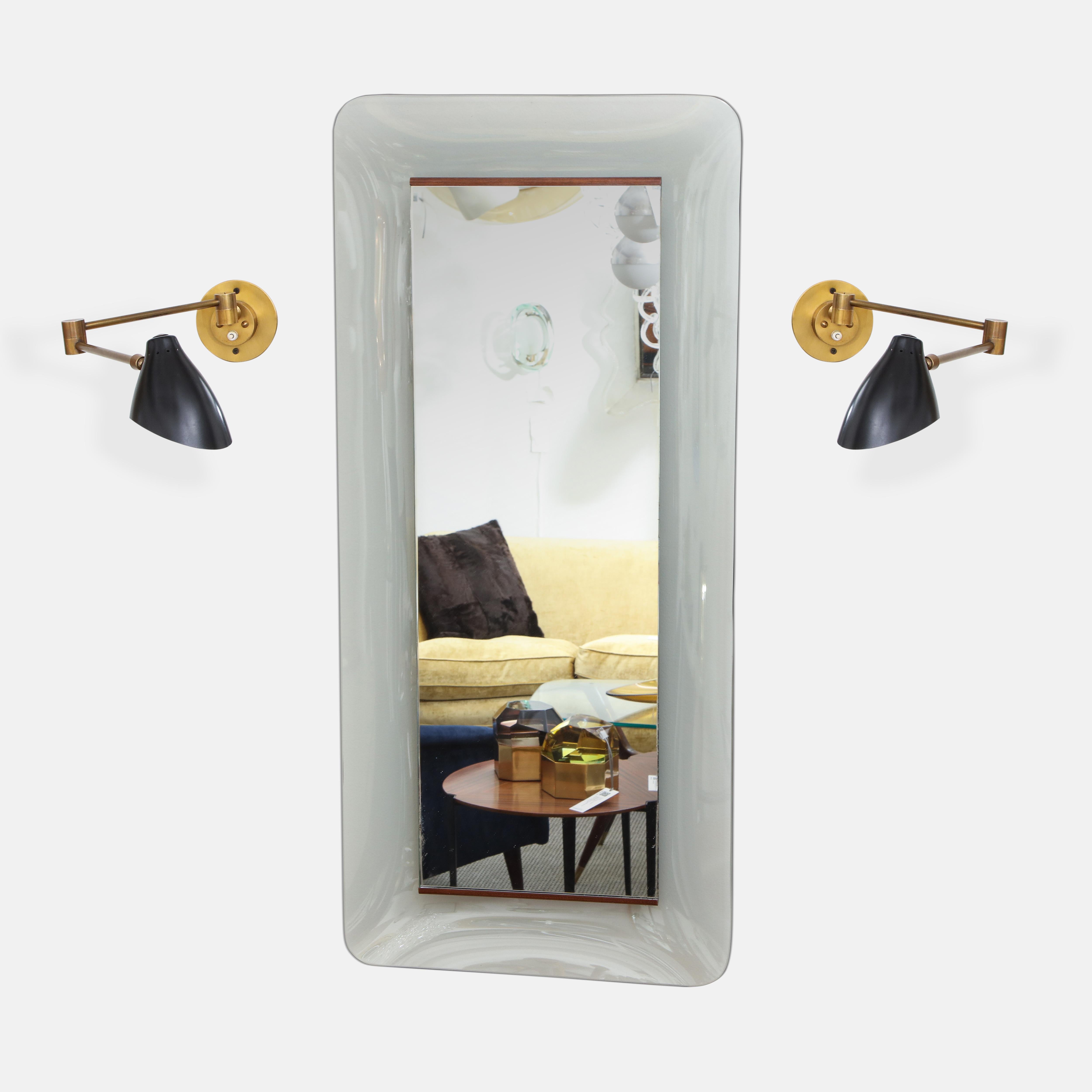 Angelo Lelli for Arredoluce Rare Pair of Articulating Sconces, Italy, 1950s 1