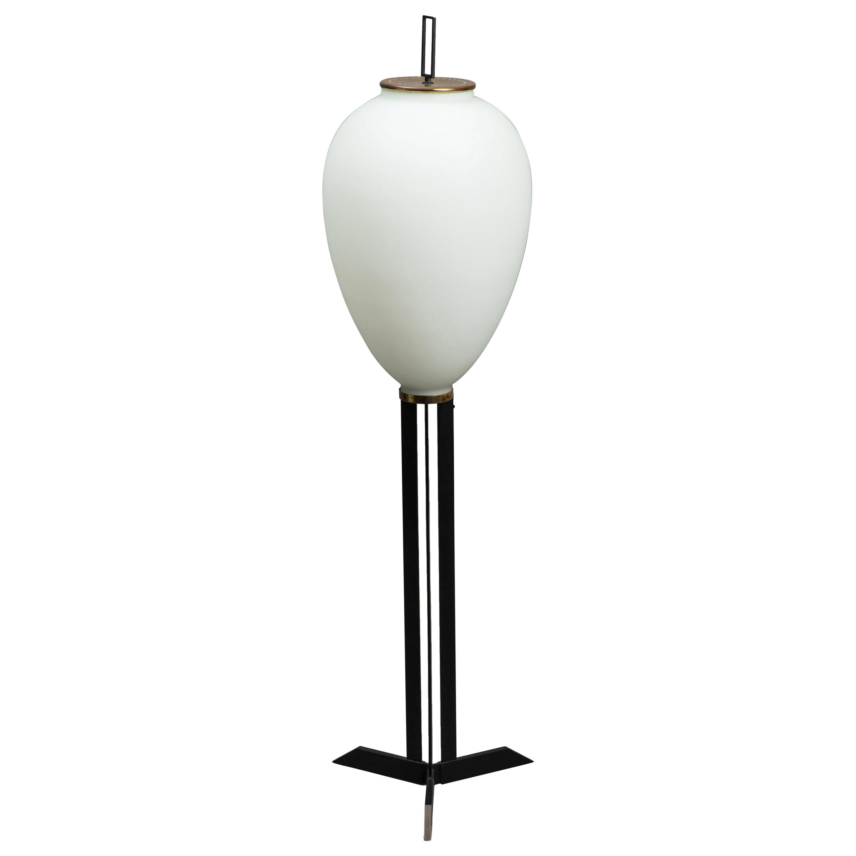 Angelo Lelli for Arredoluce Rare "Pinguino" Floor Lamp For Sale