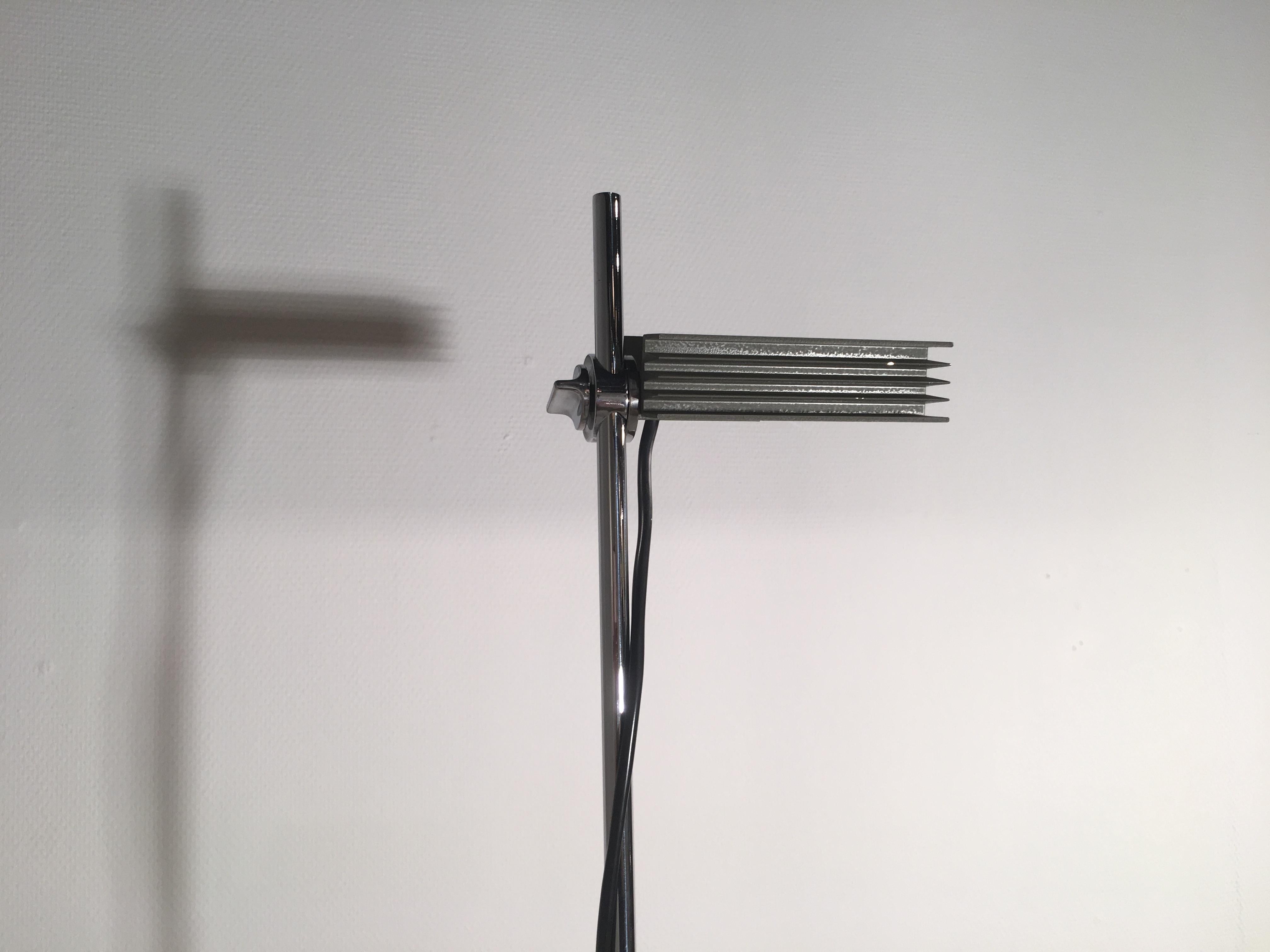 Floor lamp by Angelo Lelli for Arredoluce circa 1960, in good and original condition.
Two different ignition.