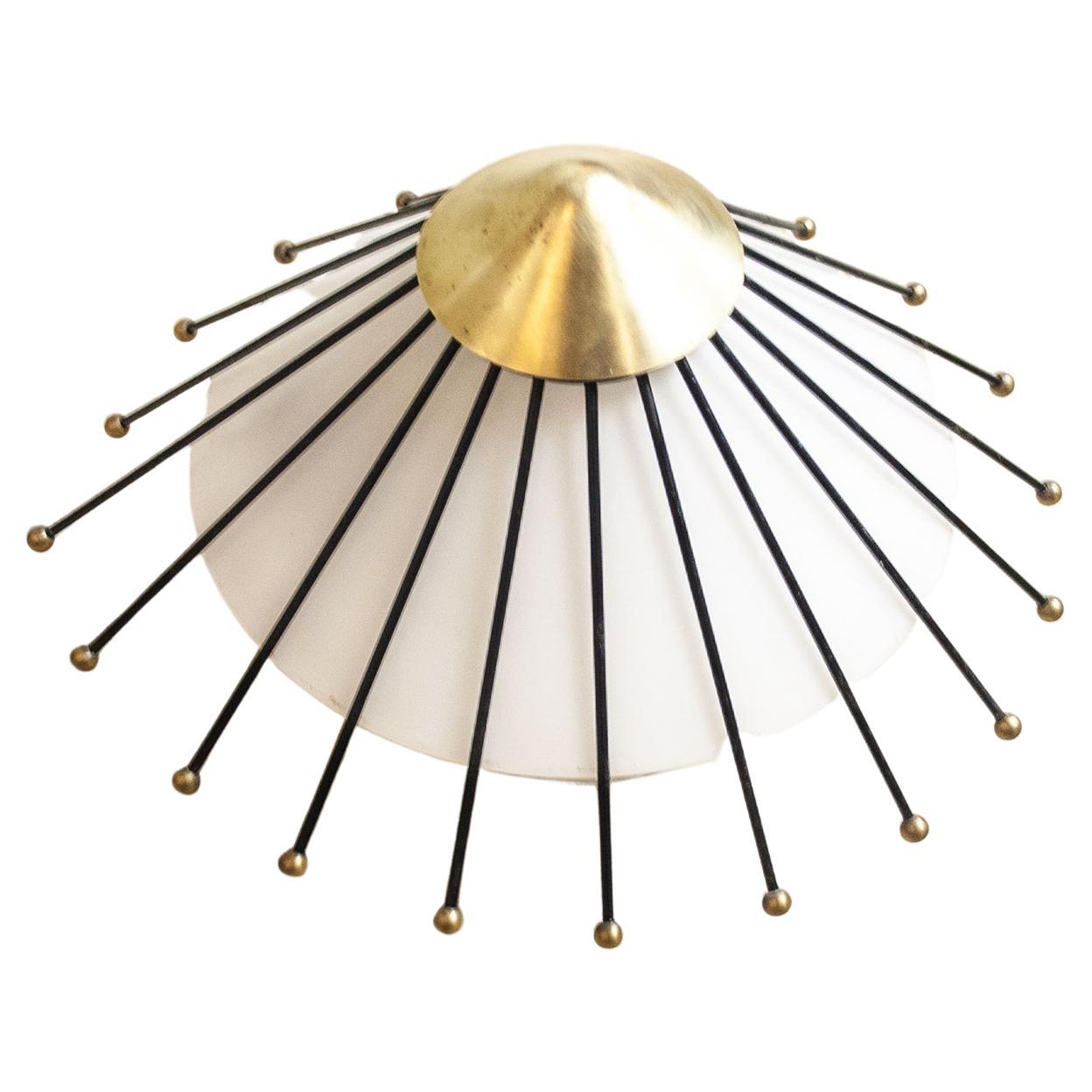 Angelo Lelli Lelii Ceiling Lamp from the 50's For Sale