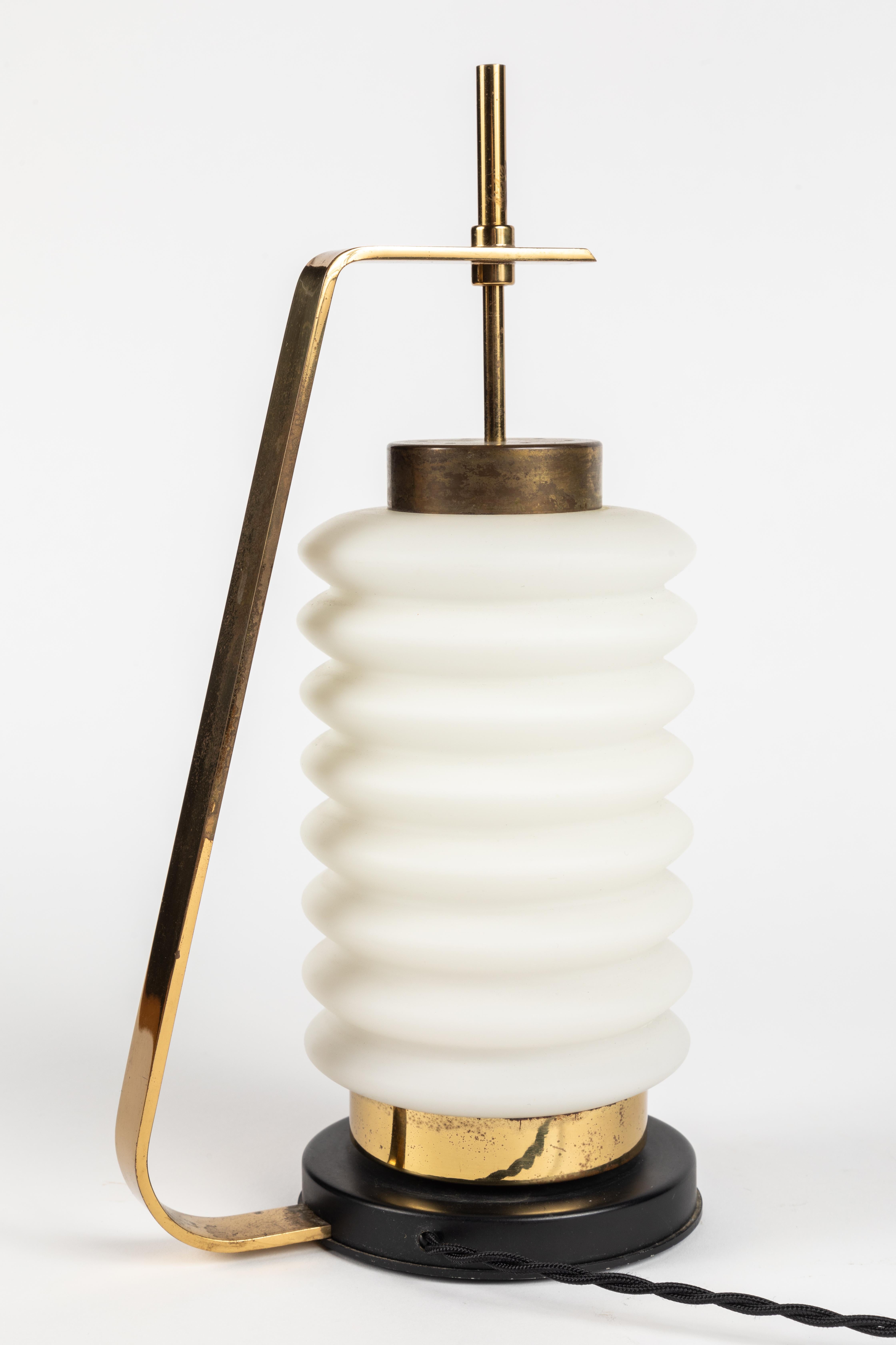 Brass Angelo Lelli Model 12795 Table Lamp for Arredoluce, circa 1950