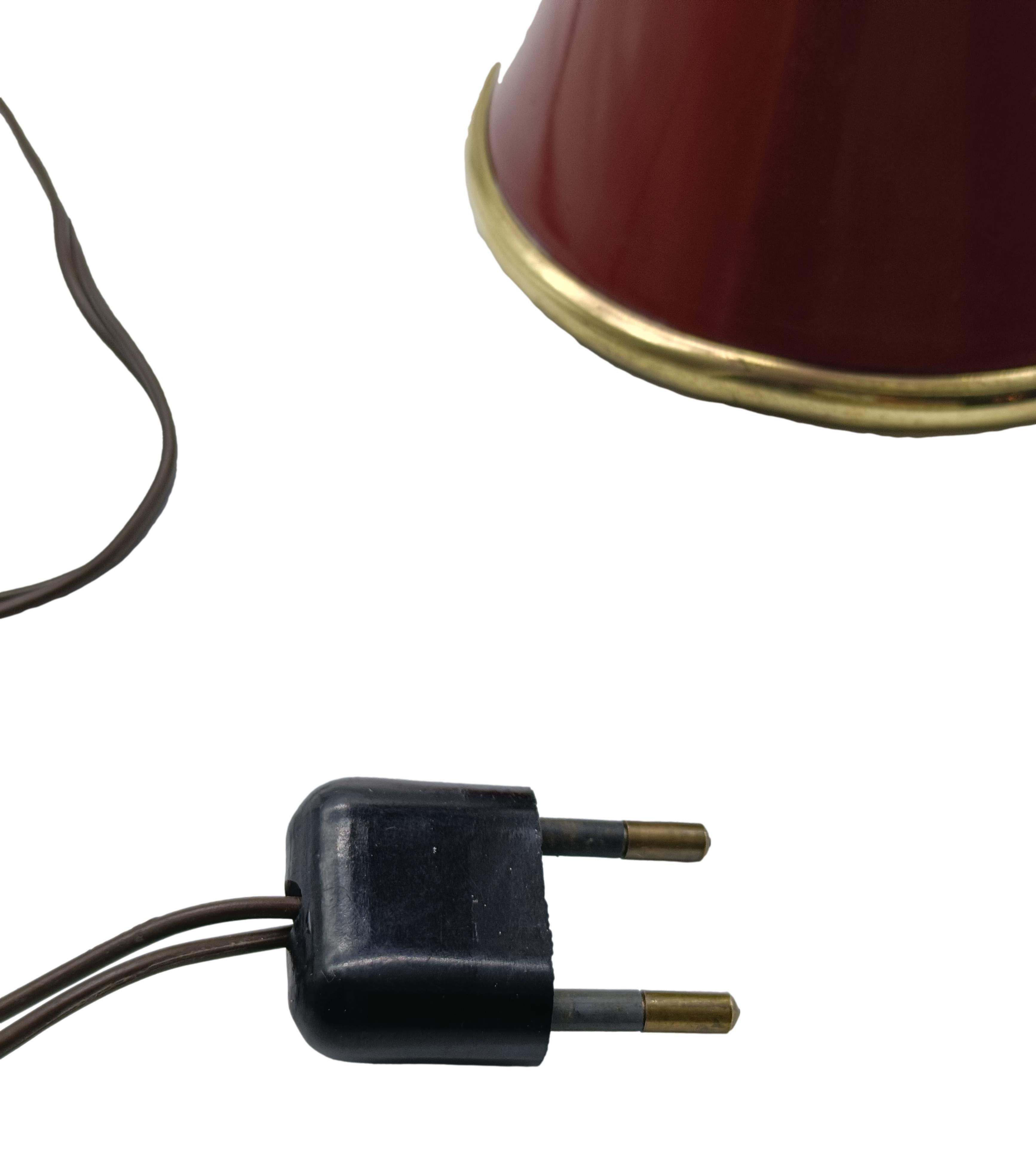 Mid-20th Century Angelo Lelli per Arredoluce Lampada da Tavolo 