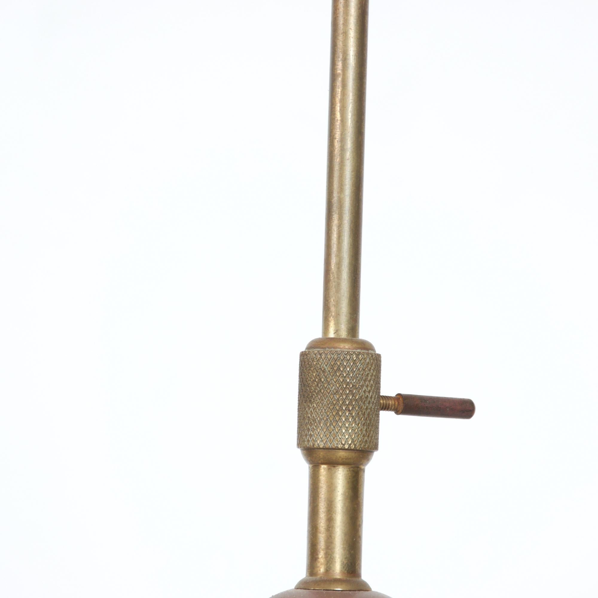 Metal Angelo Lelli Single Star Stelline Table Lamp Arredoluce Made in Monza Italy 1950 For Sale