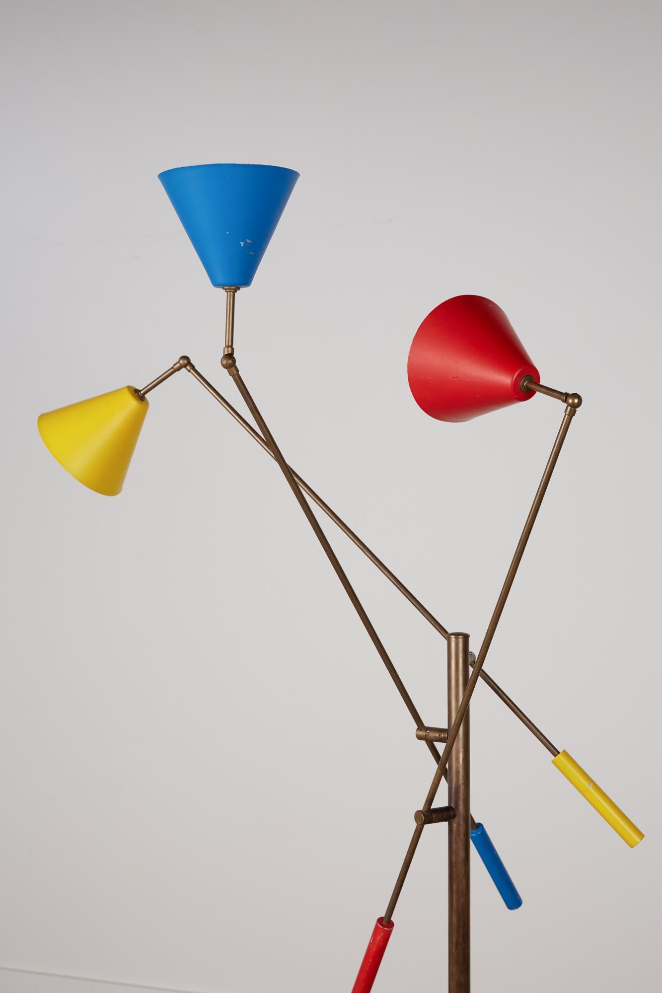 Angelo Lelli Style Triennale Floor Lamp 6