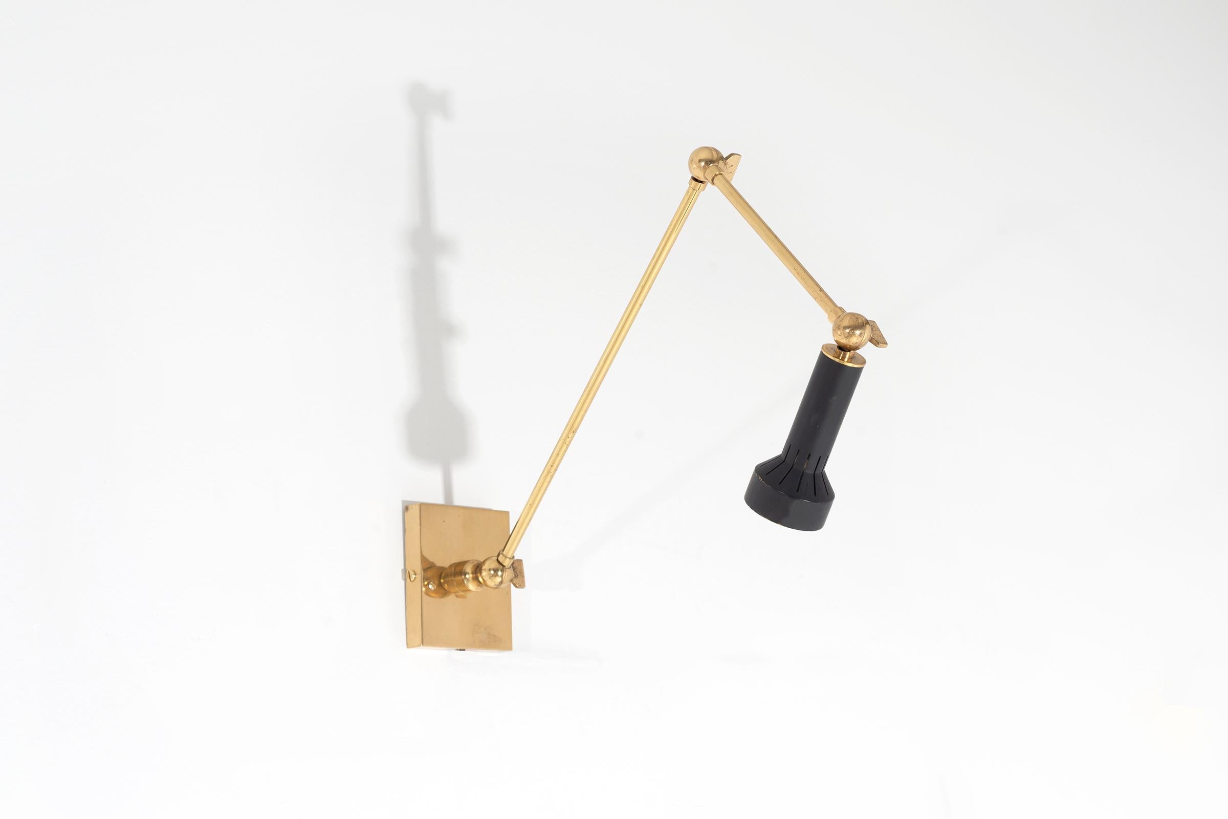 Italian Angelo Lelli Wall Sconce for Art Display