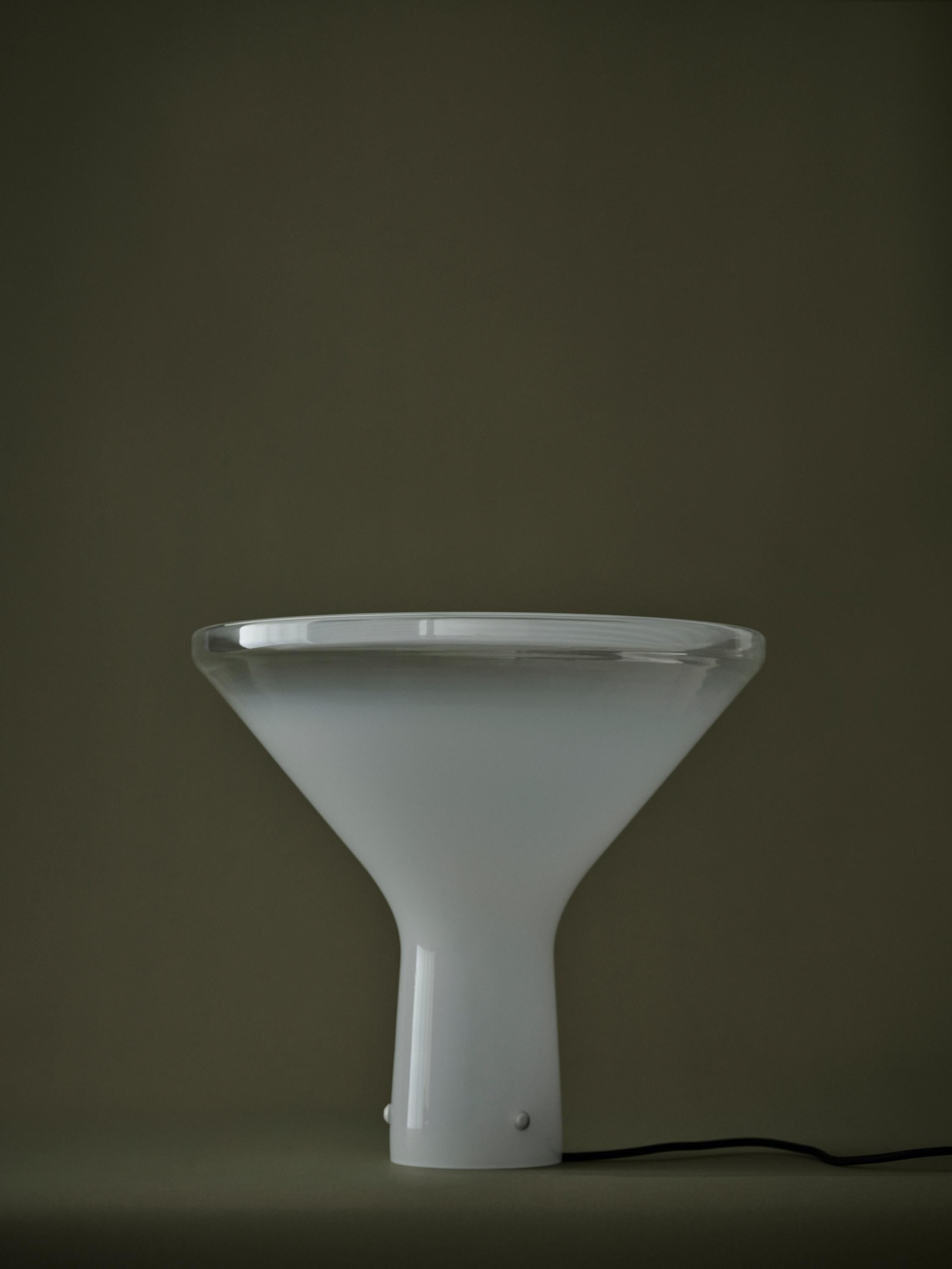 Contemporary Angelo Mangiarotti Acceslsa Table Lamp for Karakter For Sale