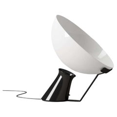 Angelo Mangiarotti 'Aida' Aluminium and Glass Table Lamp by Karakter