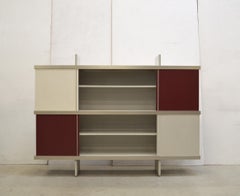 Angelo Mangiarotti Aluminium Cabinet Multiuse by Poltronova 1965