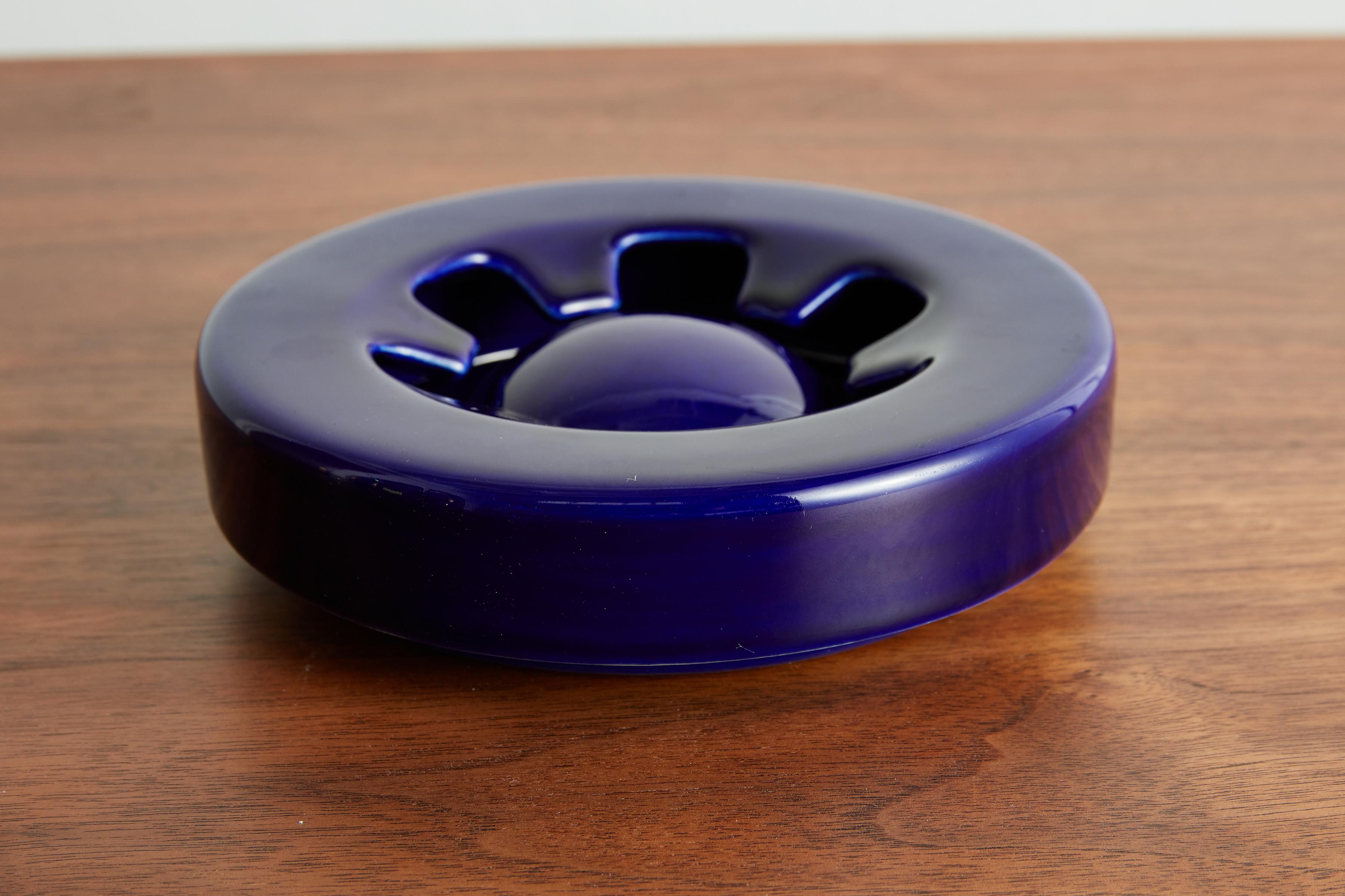 Ceramic Angelo Mangiarotti Ashtray For Sale