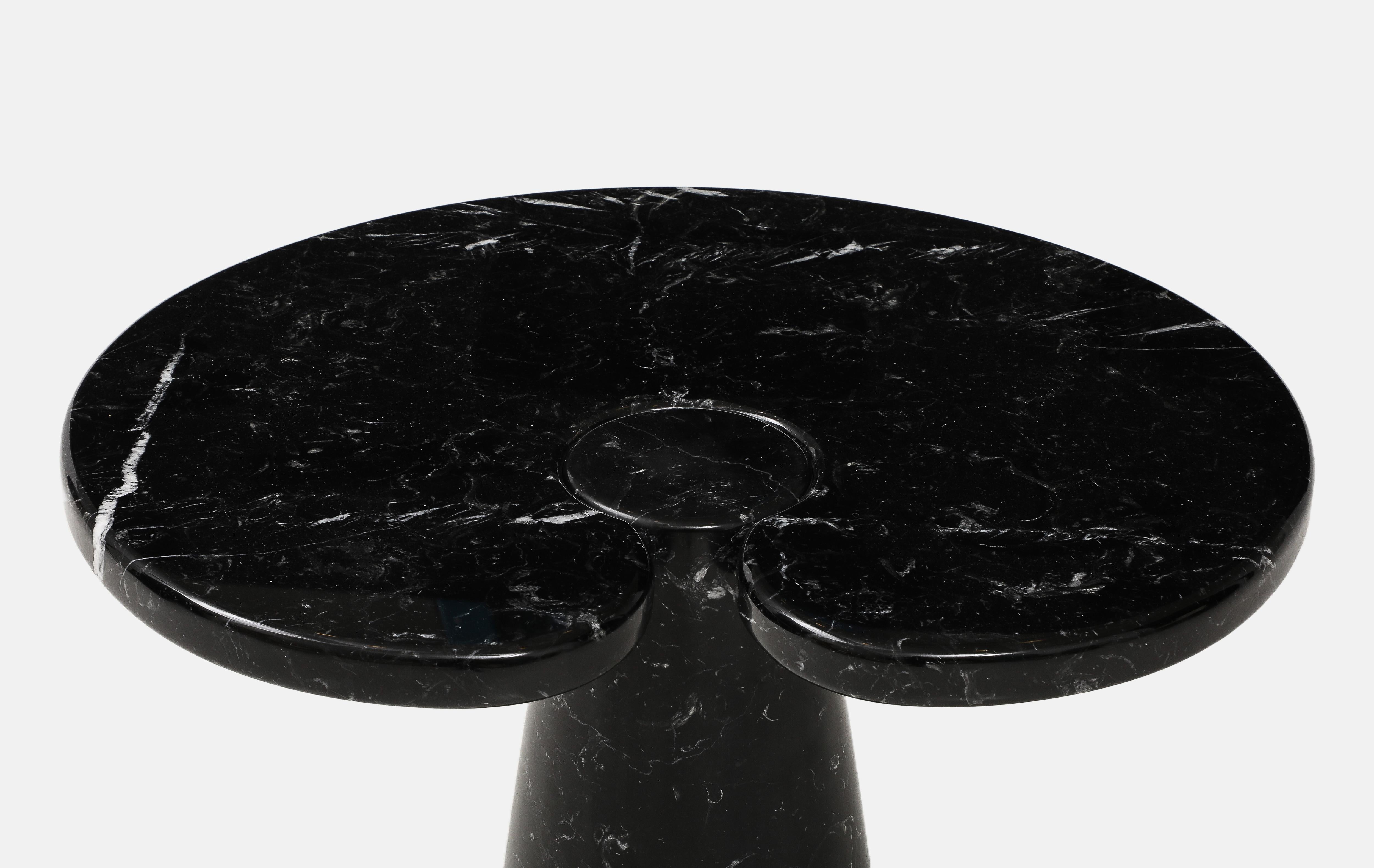 Angelo Mangiarotti Nero Marquina Marble Side Table from 'Eros' Series, 1971 For Sale 2