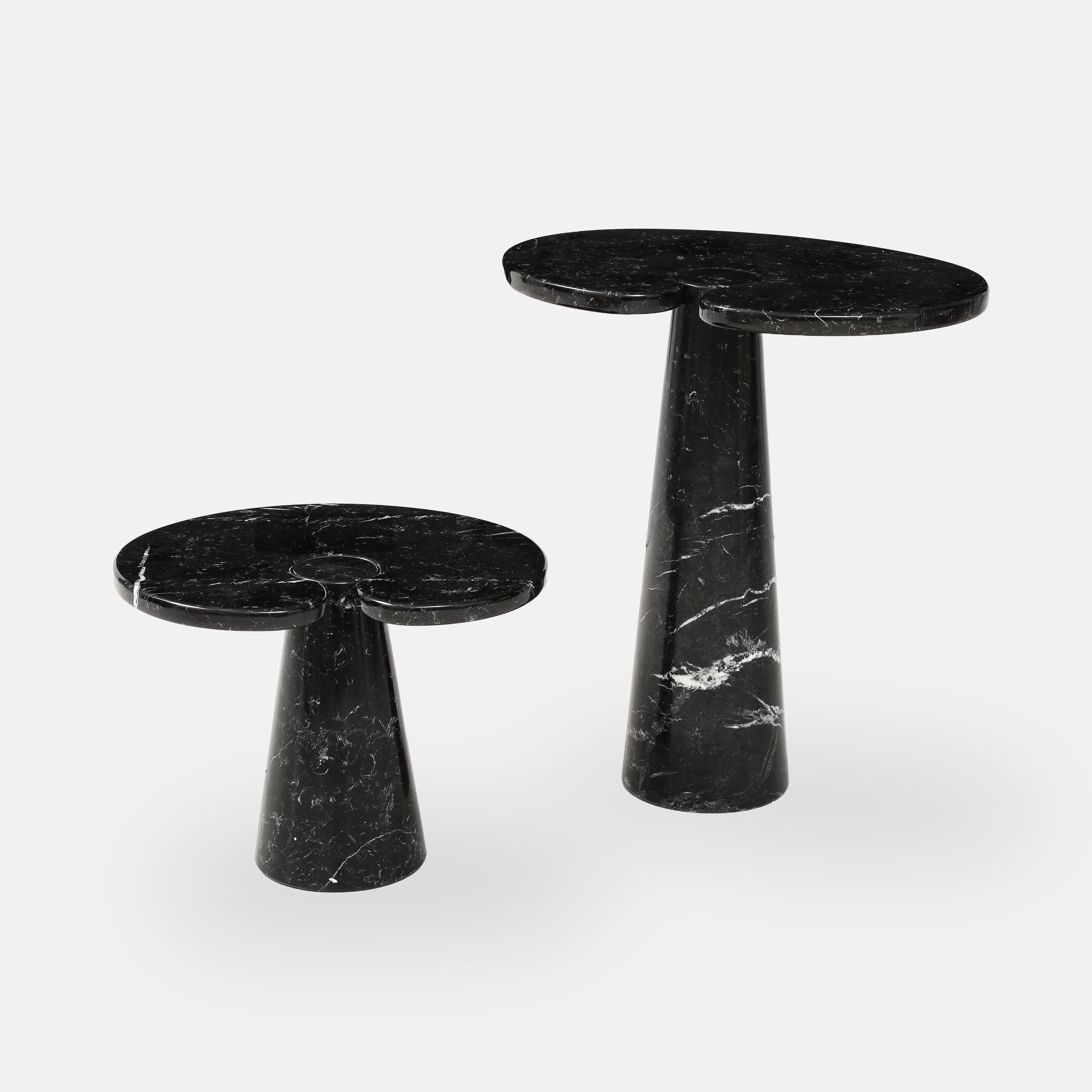Angelo Mangiarotti Nero Marquina Marble Side Table from 'Eros' Series, 1971 For Sale 5