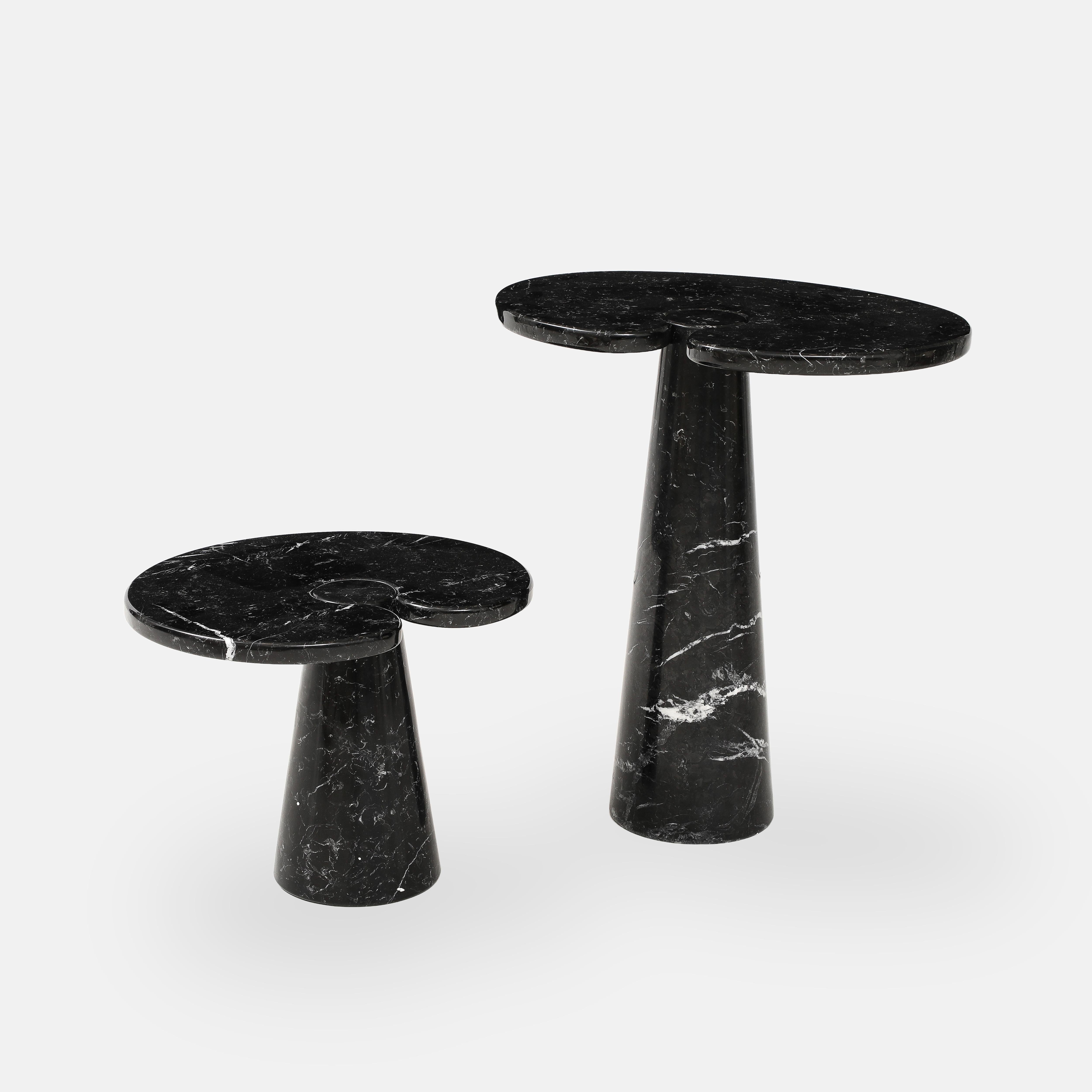 Angelo Mangiarotti Nero Marquina Marble Side Table from 'Eros' Series, 1971 For Sale 6