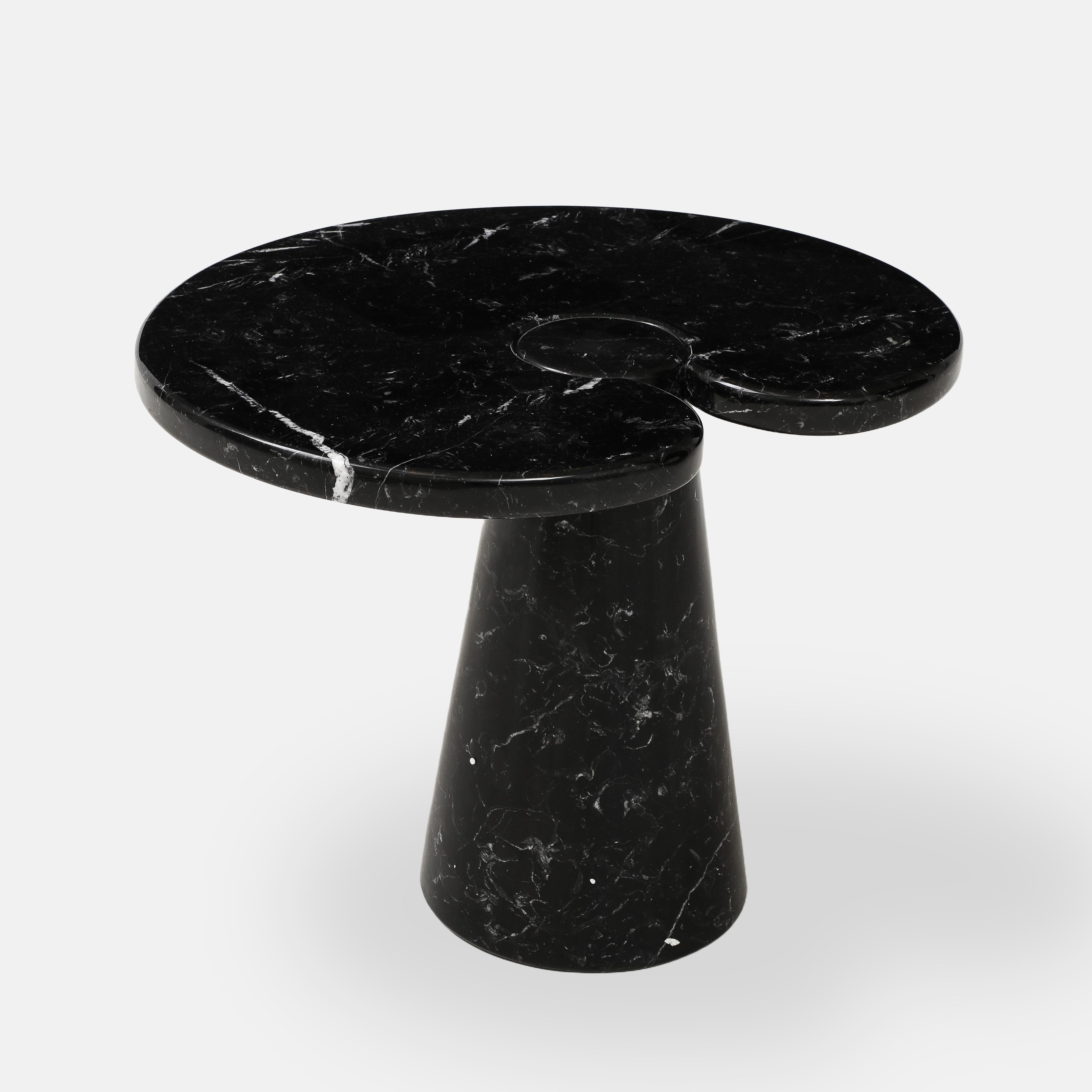 Angelo Mangiarotti Nero Marquina Marble Side Table from 'Eros' Series, 1971 For Sale 1