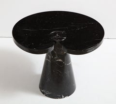 Angelo Mangiarotti Black Marquina Marble Side Table from 'Eros' Series