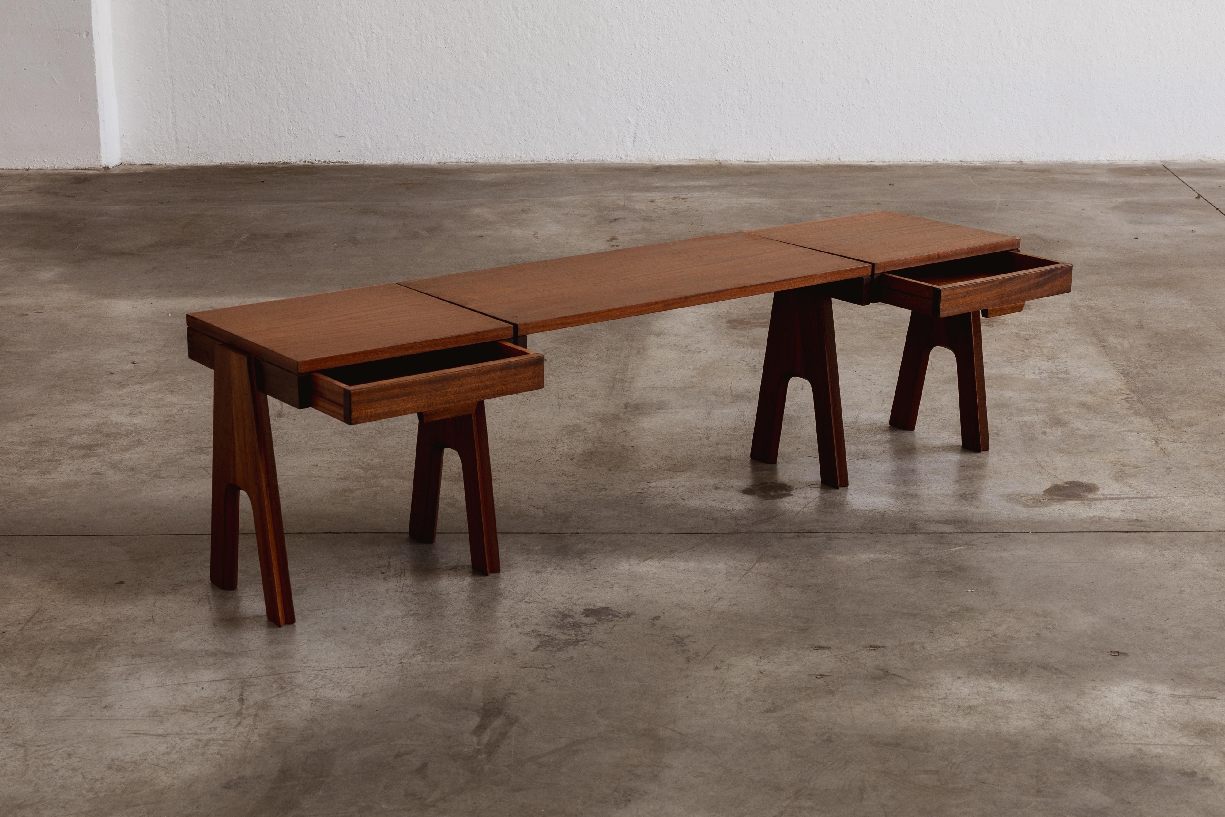 Italian Angelo Mangiarotti & Bruno Morassutti Low Console for Mascheroni, 1955 For Sale