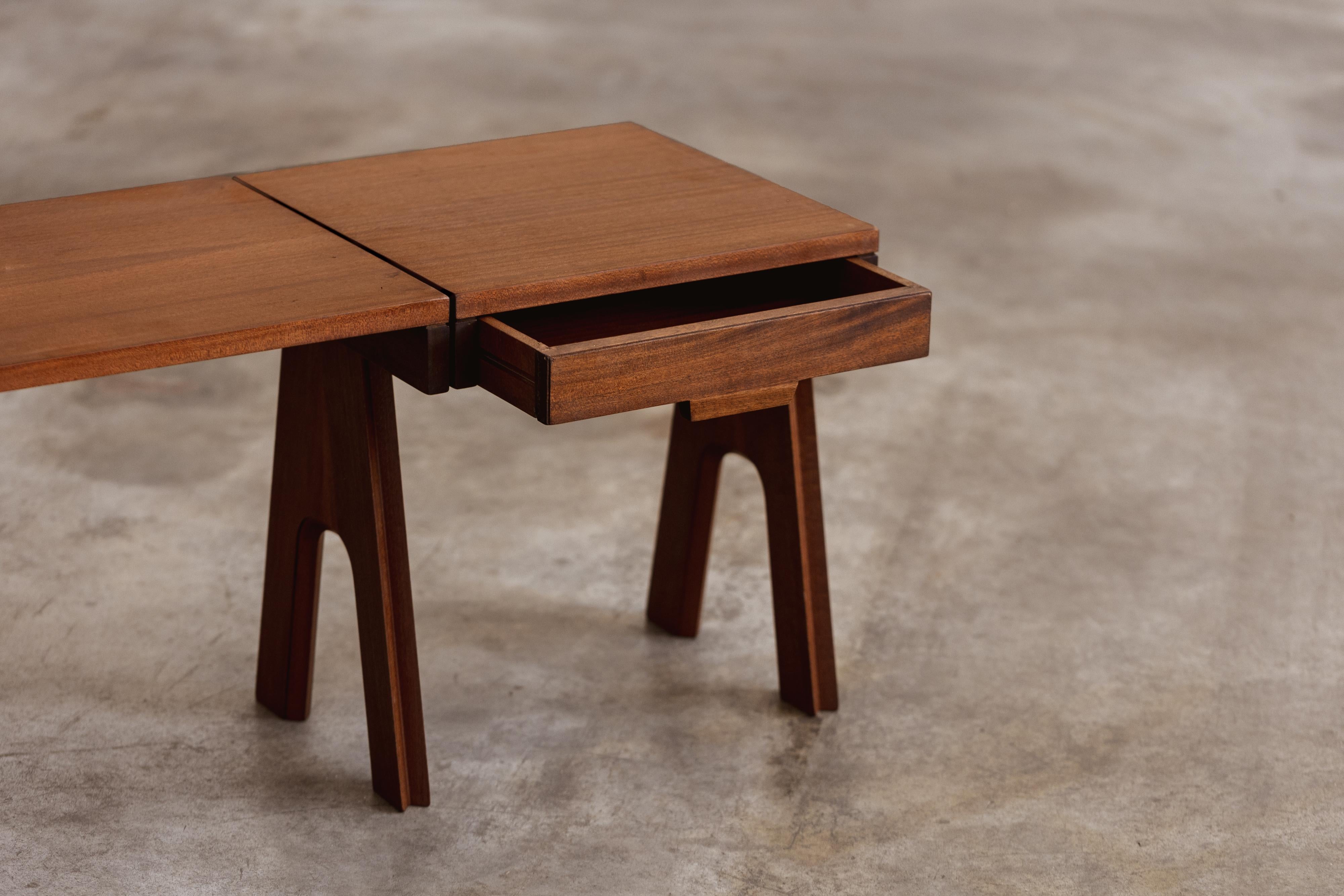 Mid-20th Century Angelo Mangiarotti & Bruno Morassutti Low Console for Mascheroni, 1955 For Sale