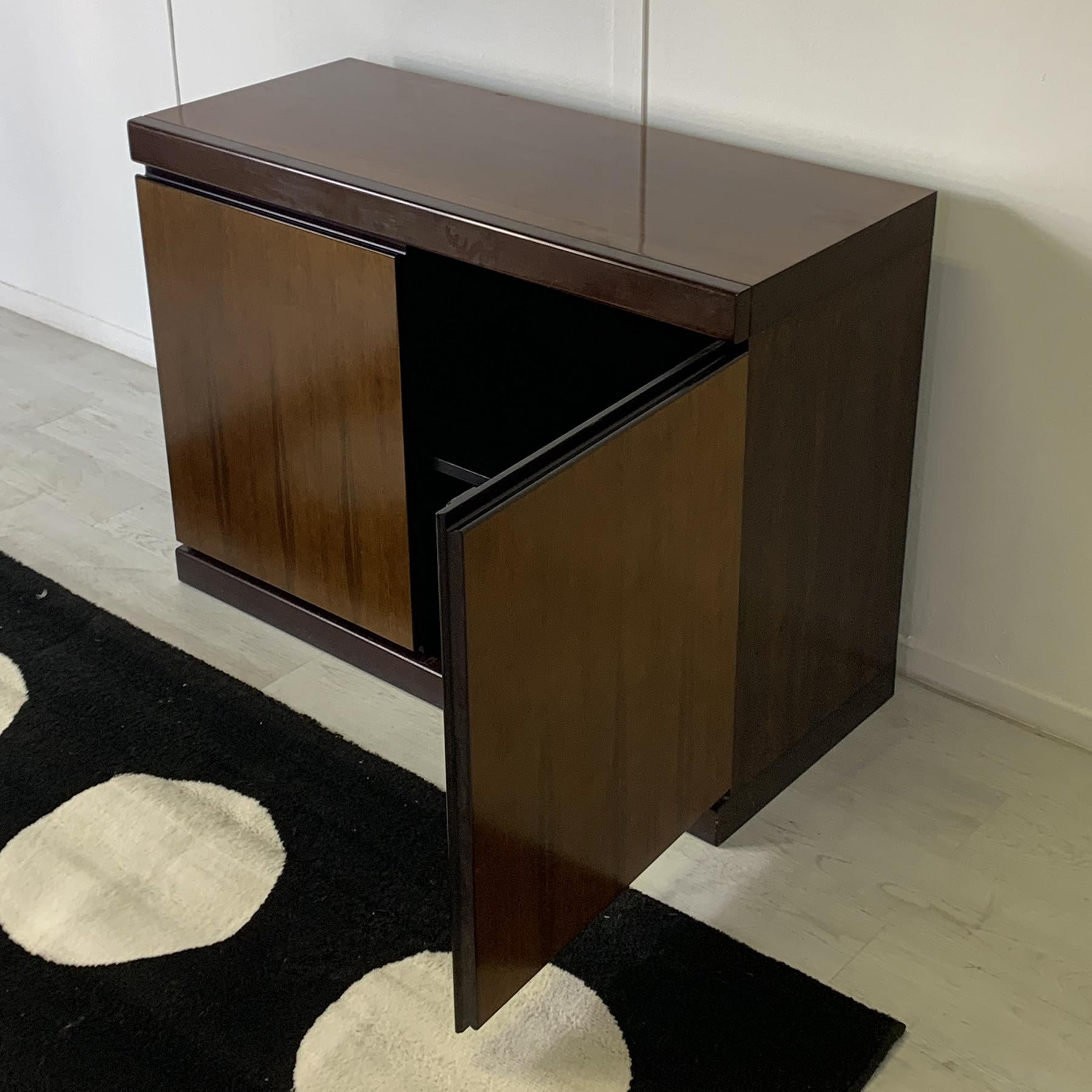 Angelo Mangiarotti cabinet bar programme S11 for Sorgente dei mobili 1970s In Good Condition In bari, IT